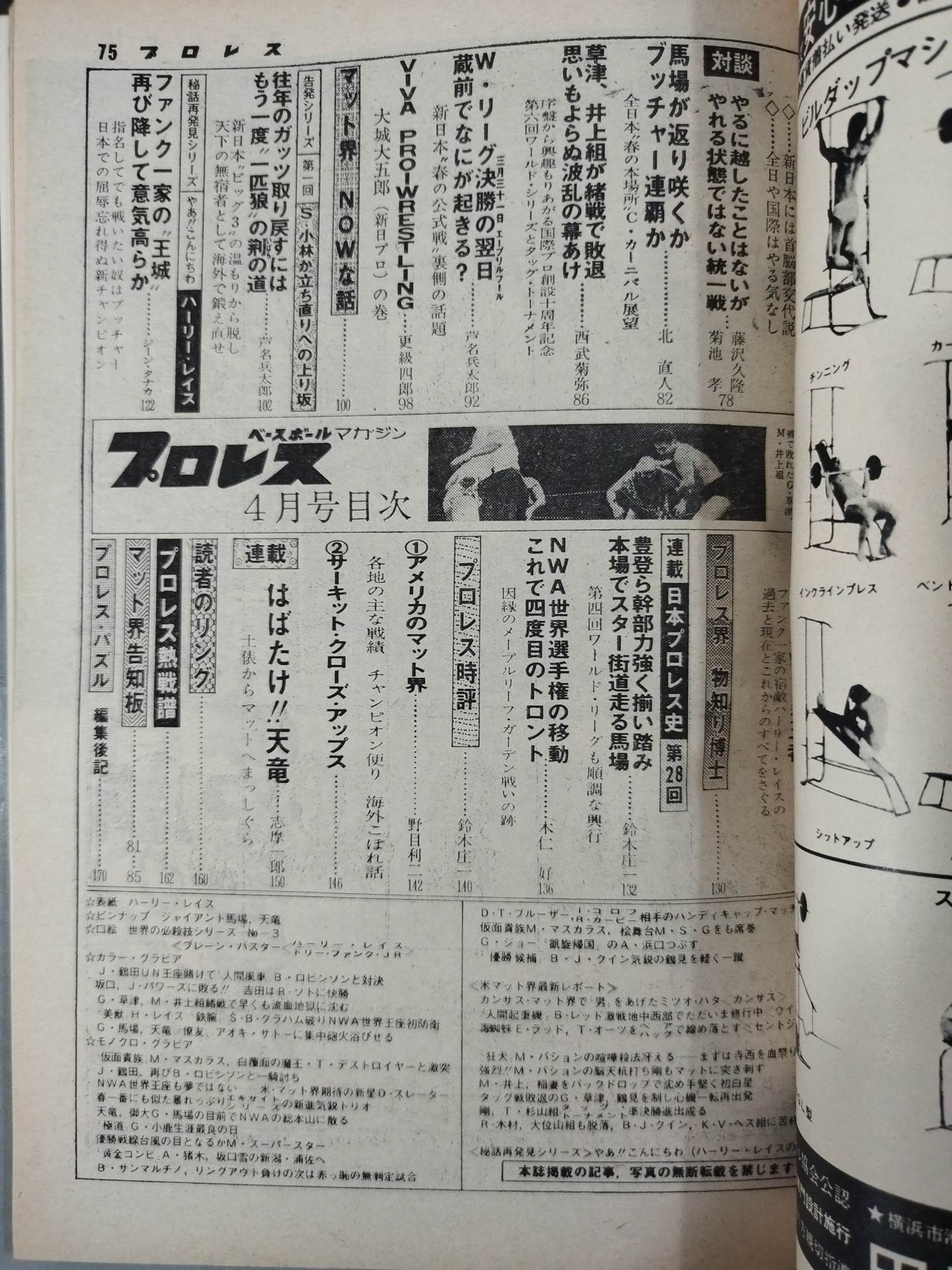 月刊プロレス 1977年4月号