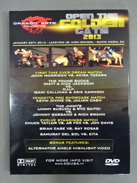 ★DRAGON GATE USA★ OPEN THE GOLDEN GATE 2013