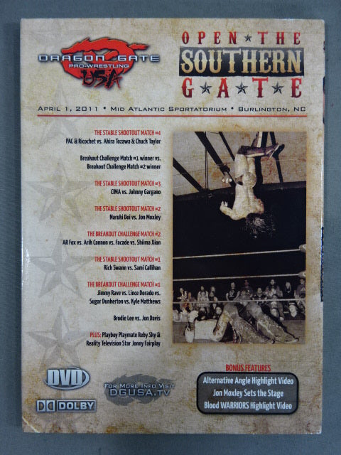 ★DRAGON GATE USA★ OPEN THE SOUTHERN GATE 2011