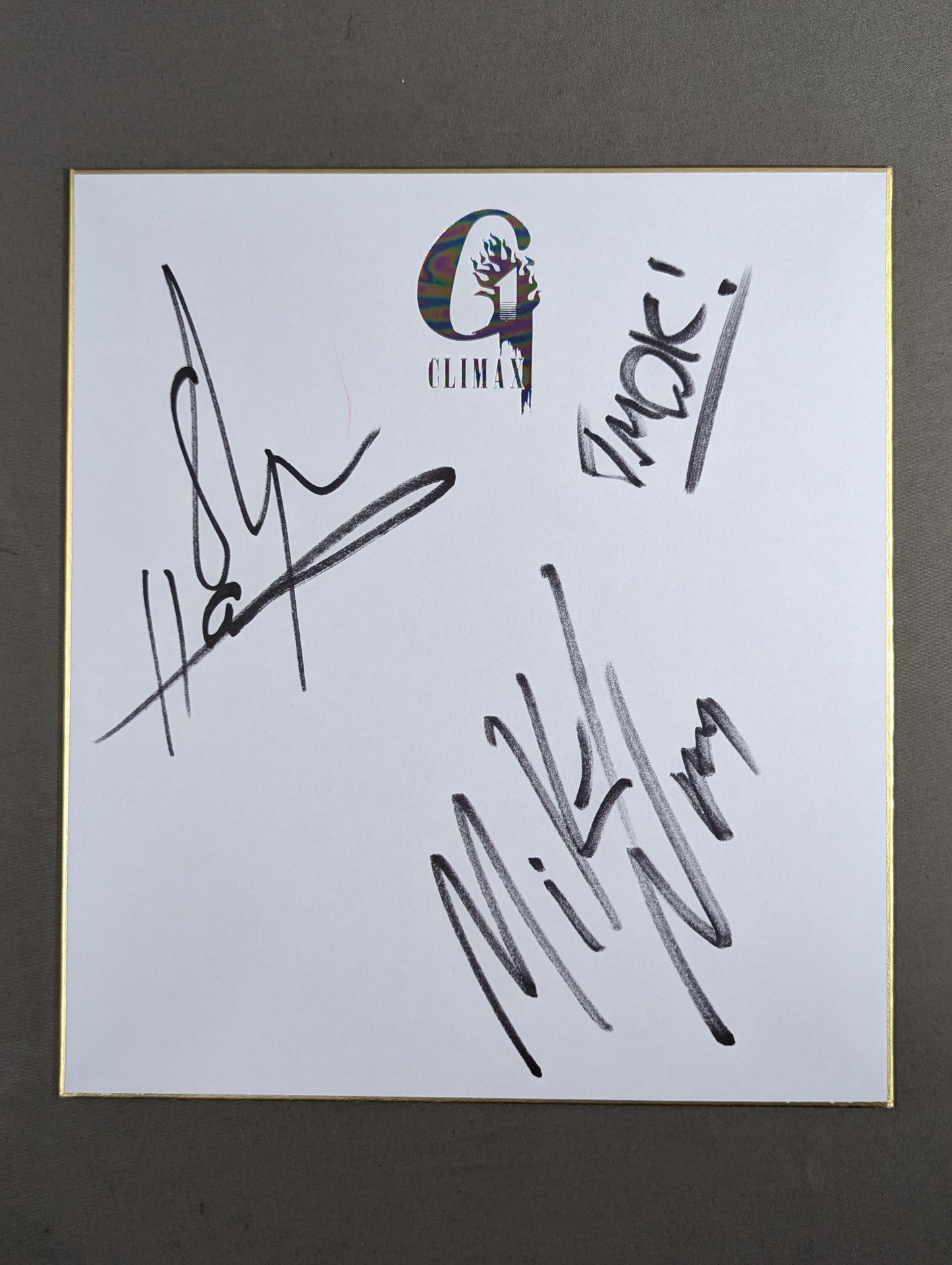 ★TMDK★ Mikey Nicholls & Shane Haste (G1 CLIMAX Shikishi ( Autograph board ) )