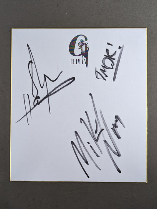 ★TMDK★ Mikey Nicholls & Shane Haste (G1 CLIMAX Shikishi ( Autograph board ) )
