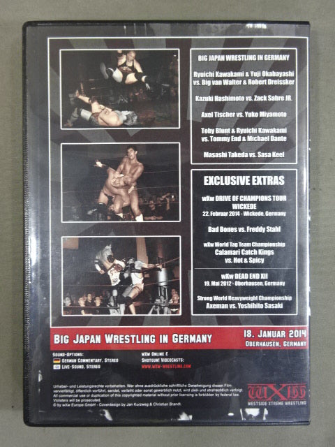 ★WXW PRESENTS★ BIG JAPAN WRESTLING IN GERMANY