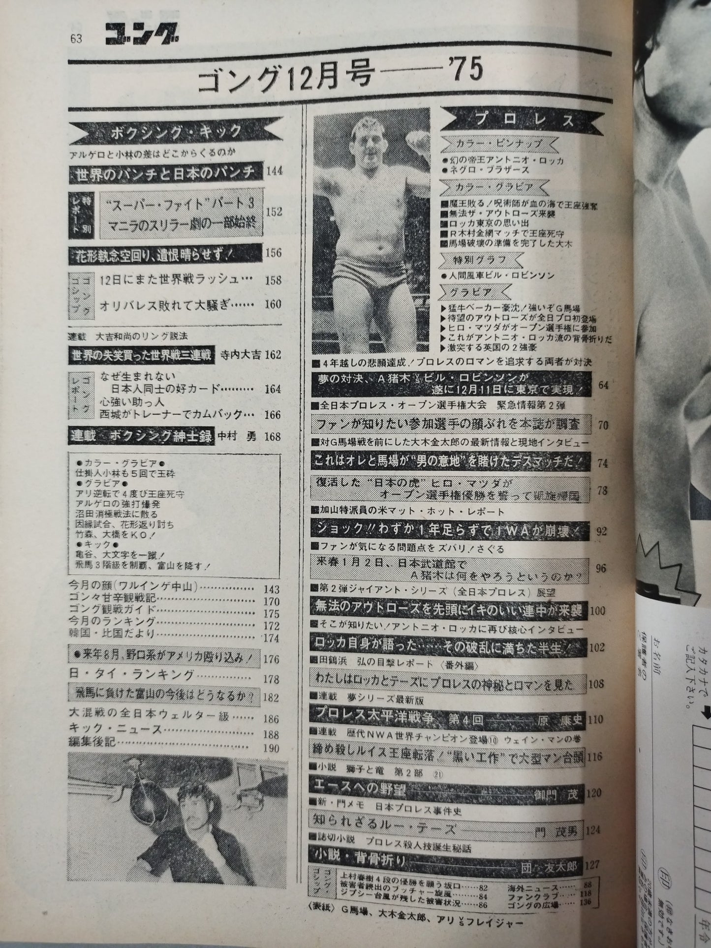 月刊ゴングVol.8 No.14