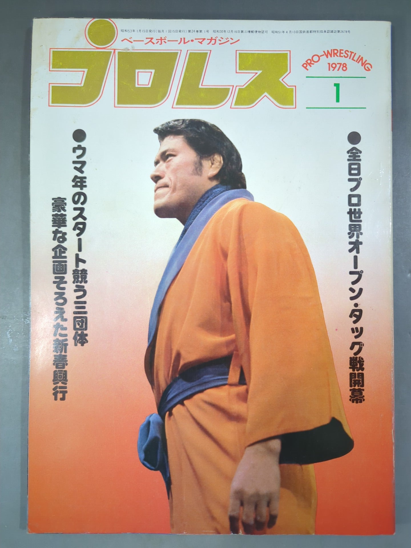Monthly Pro Wrestling January 1978 issue