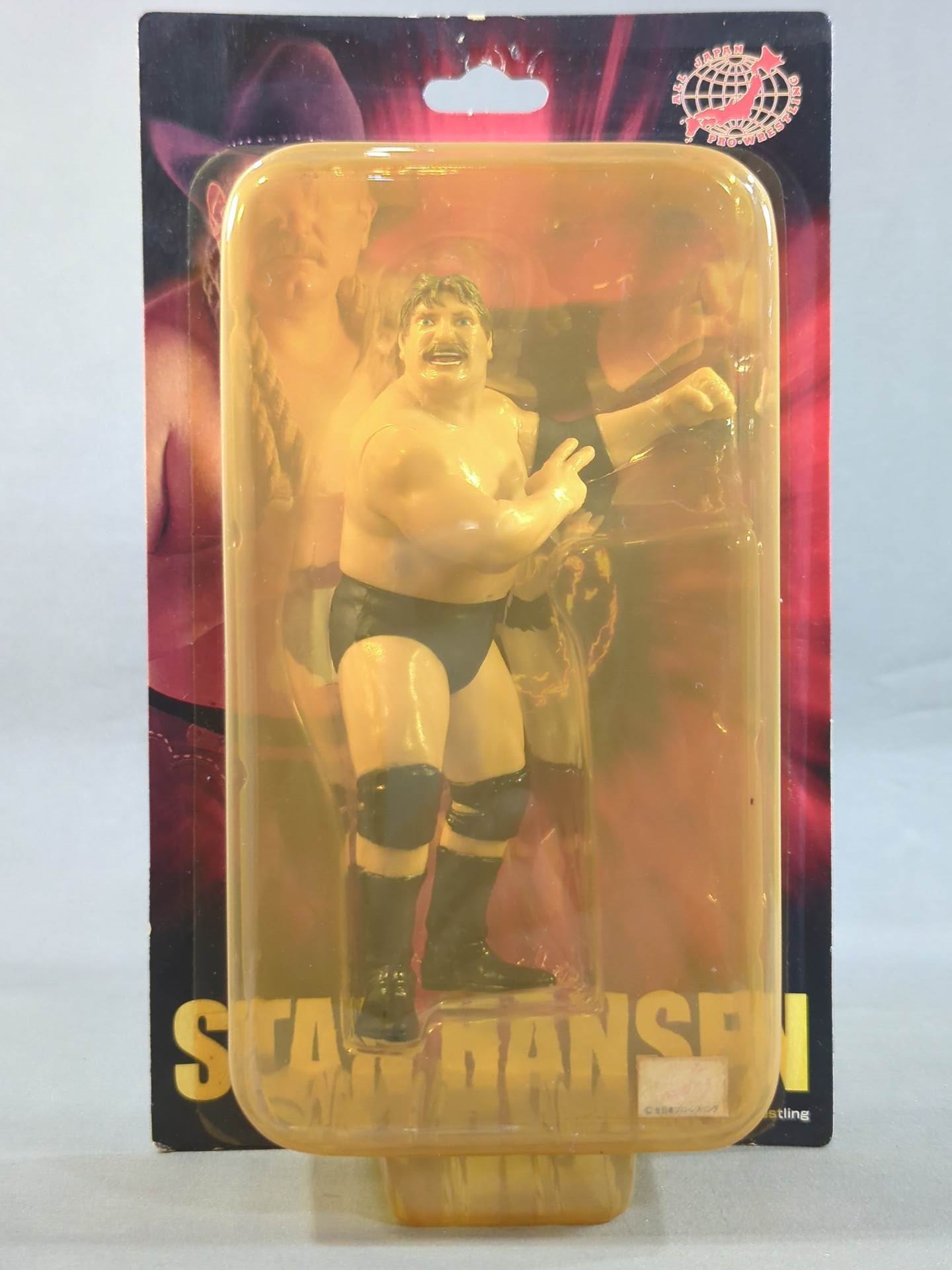 プロレスラーフィギュア★スタン・ハンセン　全日　ウエスタンラリアット 16dソフビコレクション スタン・ハンセン (プロレス フィギュア