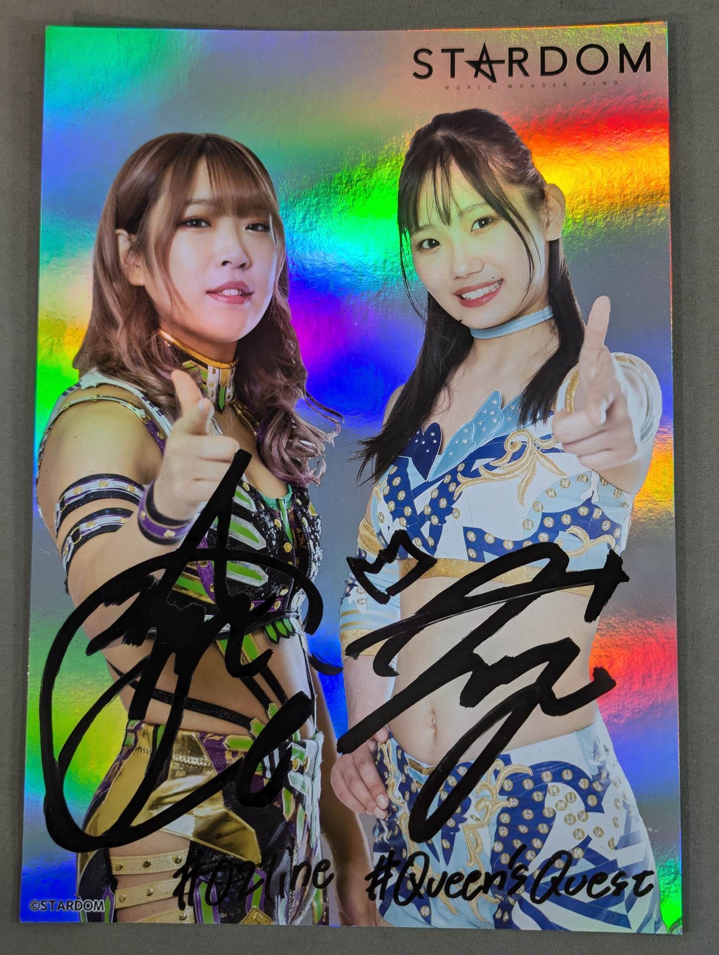 STARDOM 天咲光由　キラポートレート AZM＆天咲光由 キラポートレート(A-1) – 闘道館