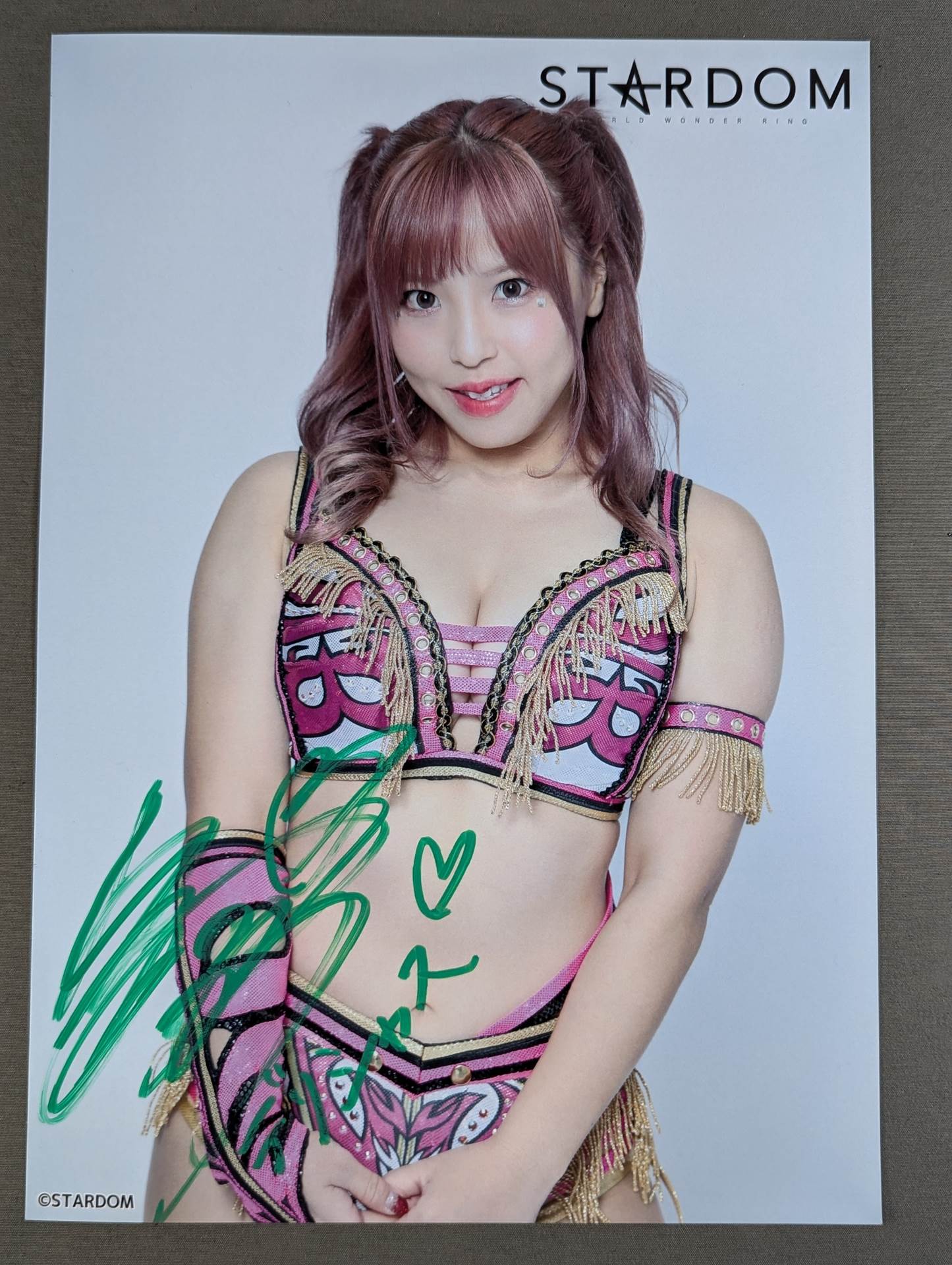 スターダム　白川未奈　ポートレート3種　全力 白川未奈 直筆サイン入り スターダムポートレート(F-5) – 闘道館