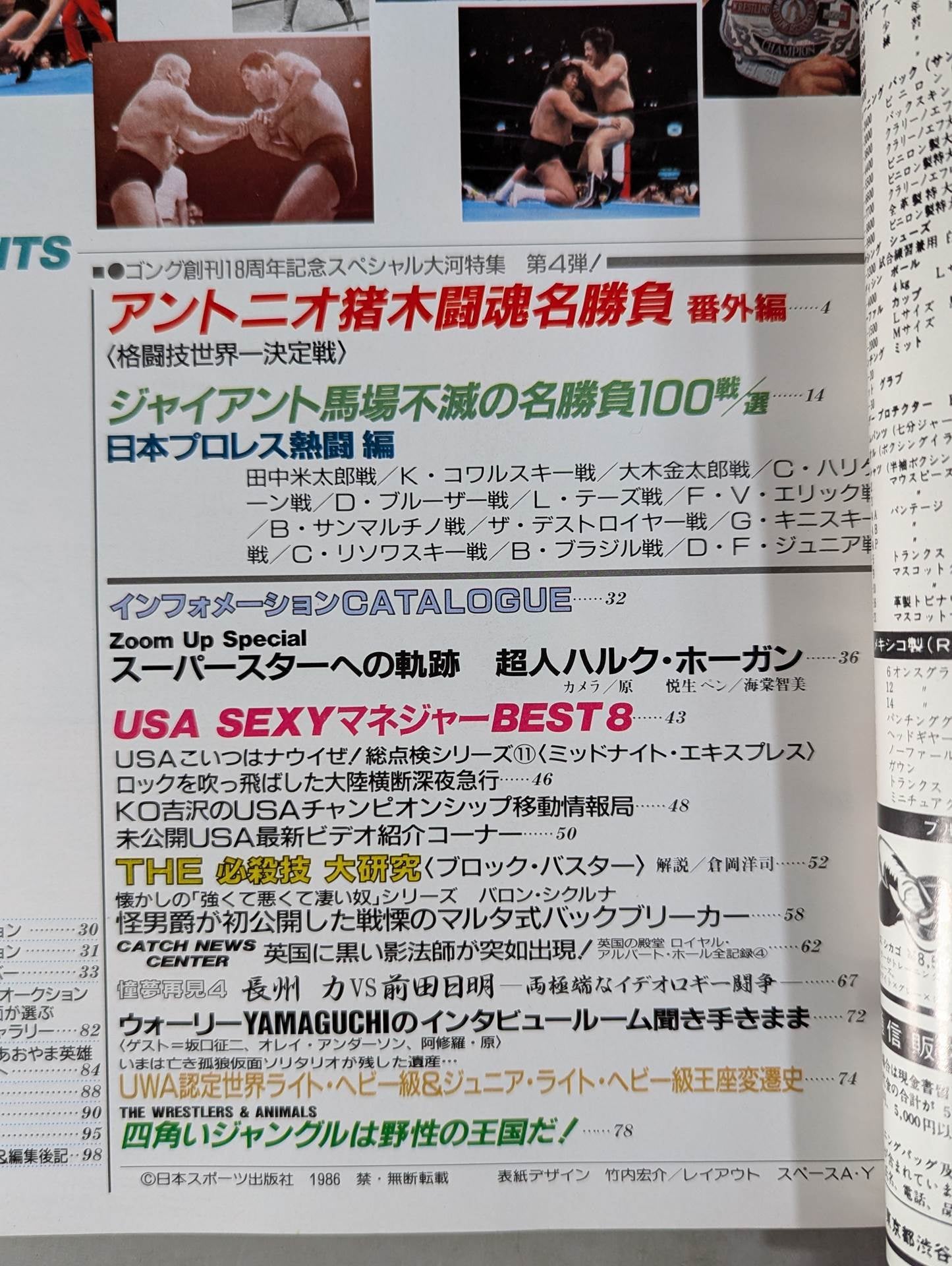 月刊ゴングVol.19 No.6