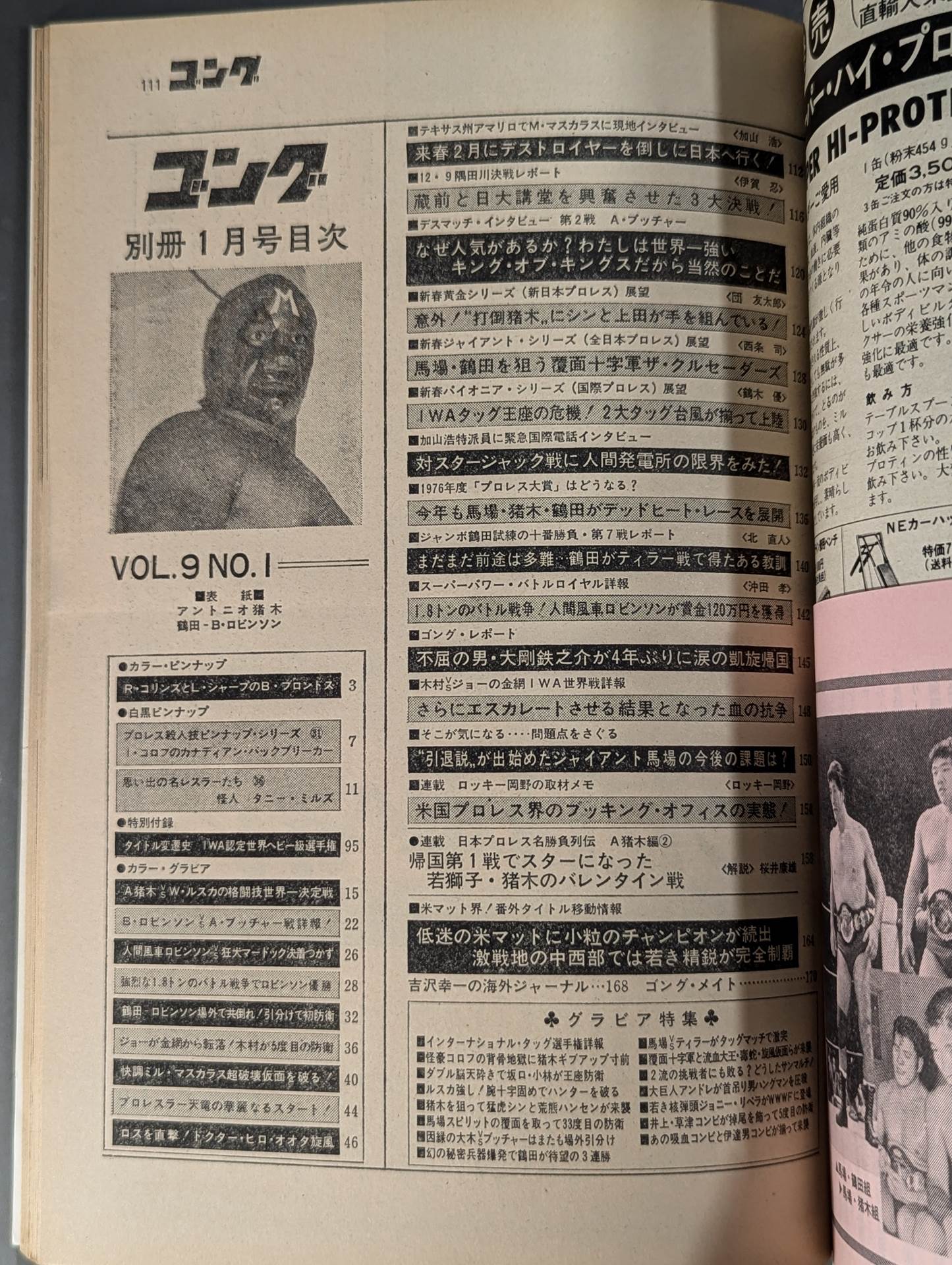 別冊ゴングVol.9 No.1