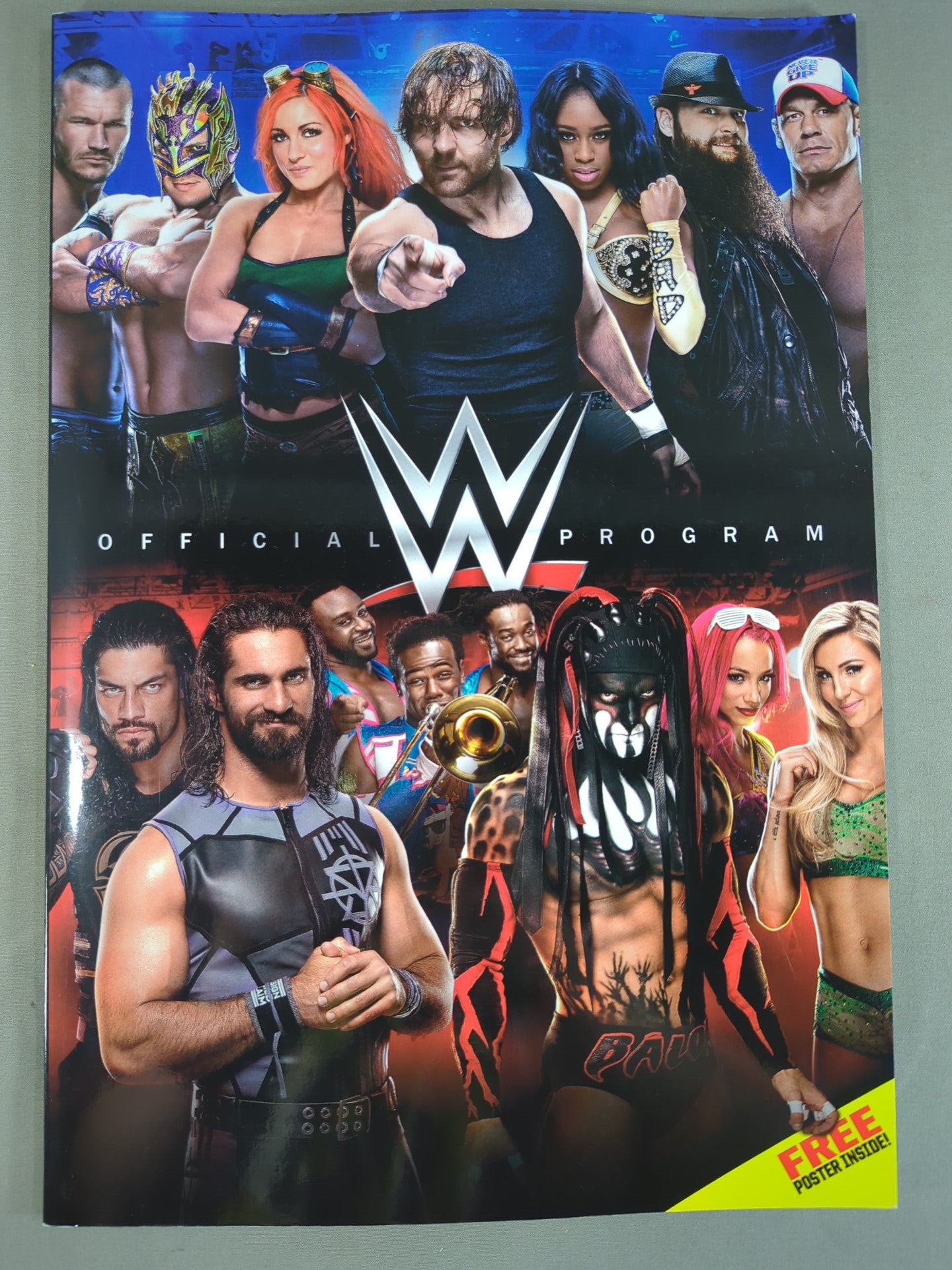 WWE OFFICIAL PROGRAM 2016