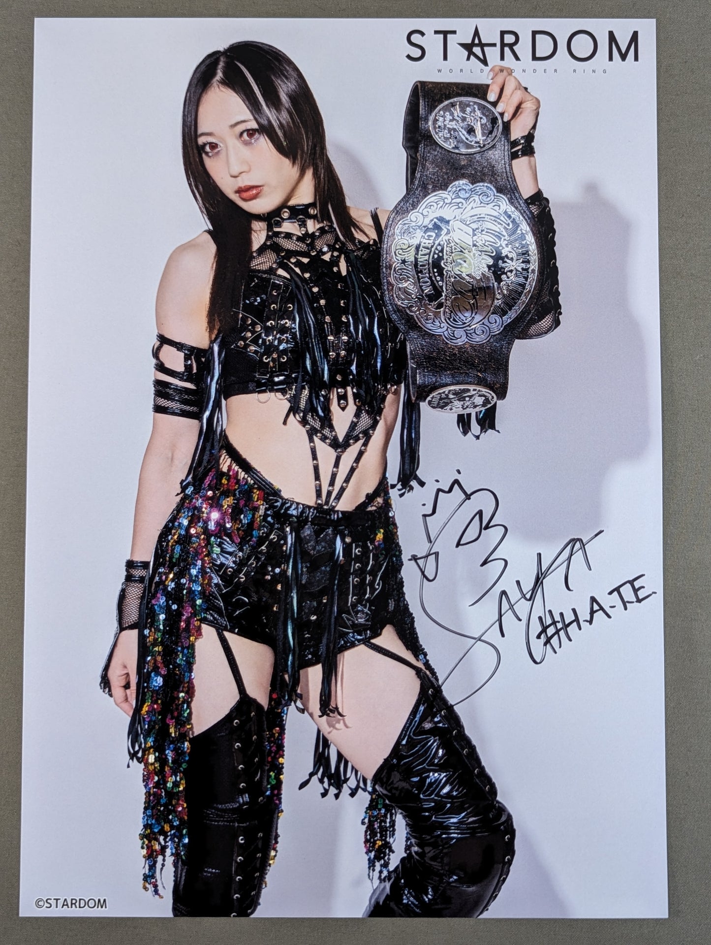 Saya Kamitani hand signed autograph Starda Pro-Photo (Q-8)