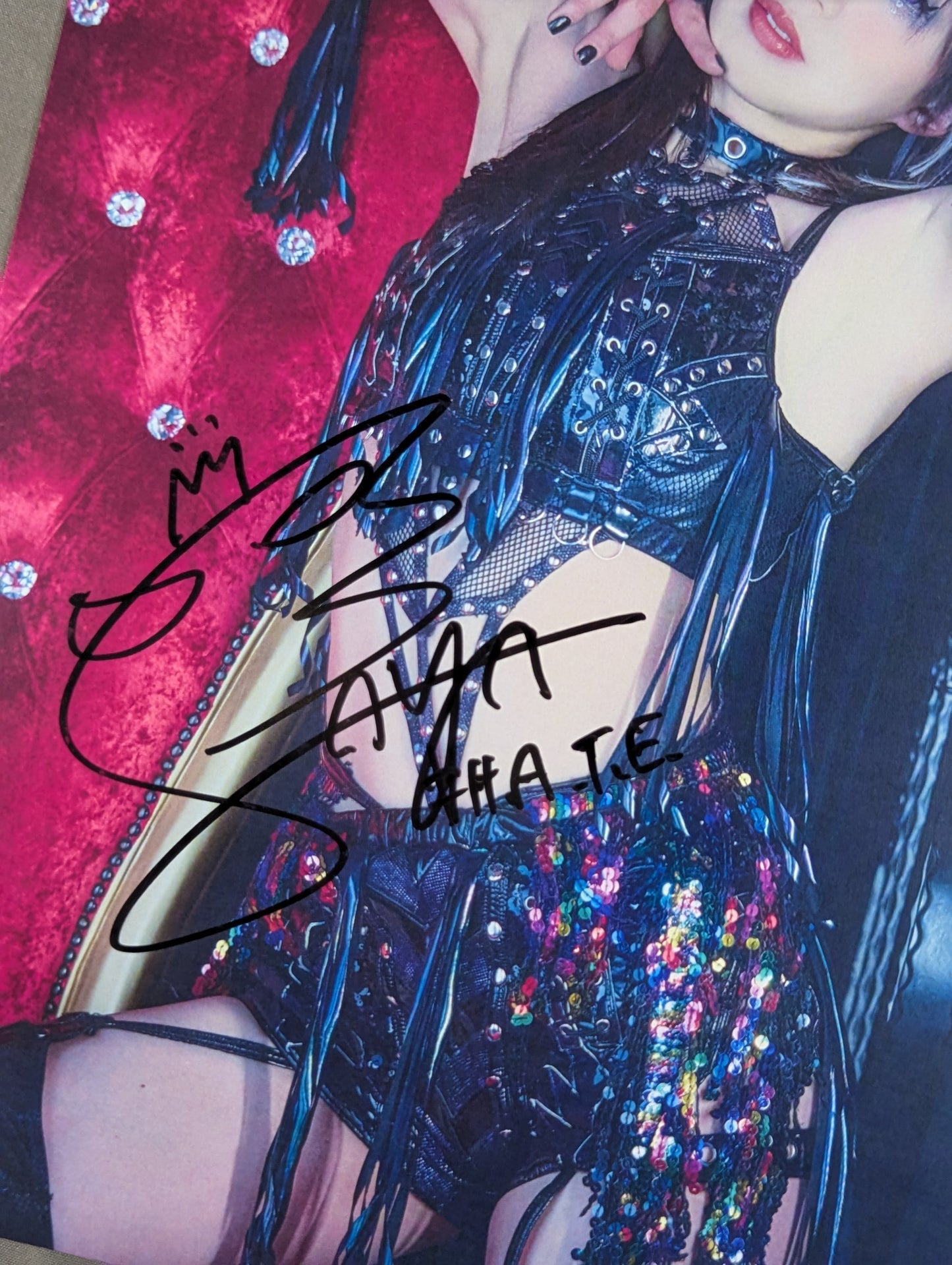 Saya Kamitani hand signed autograph Starda Pro-Photo (R-1)
