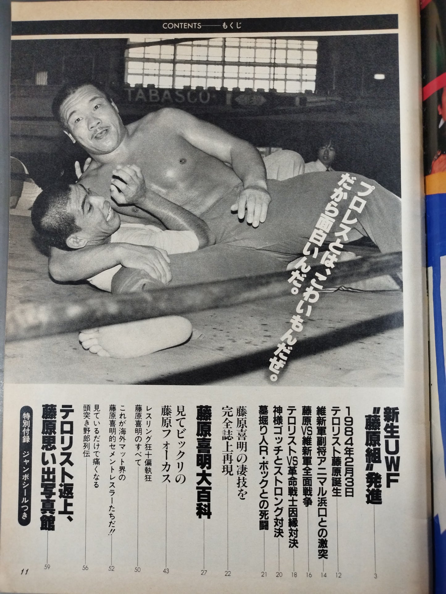 Pro Wrestling Album 48 Yoshiaki Fujiwara