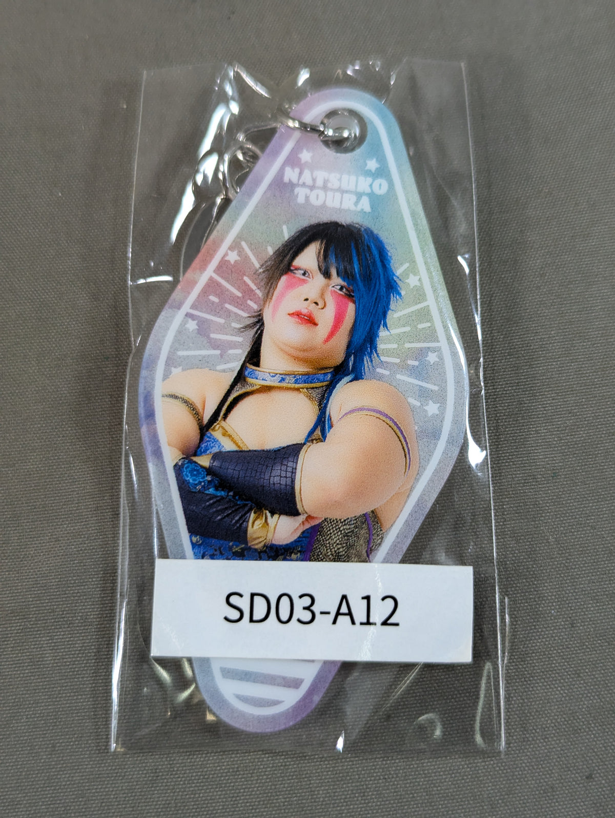 刀羅ナツコ STARDOM×ウェブポン アクリルモーテルキーホルダー