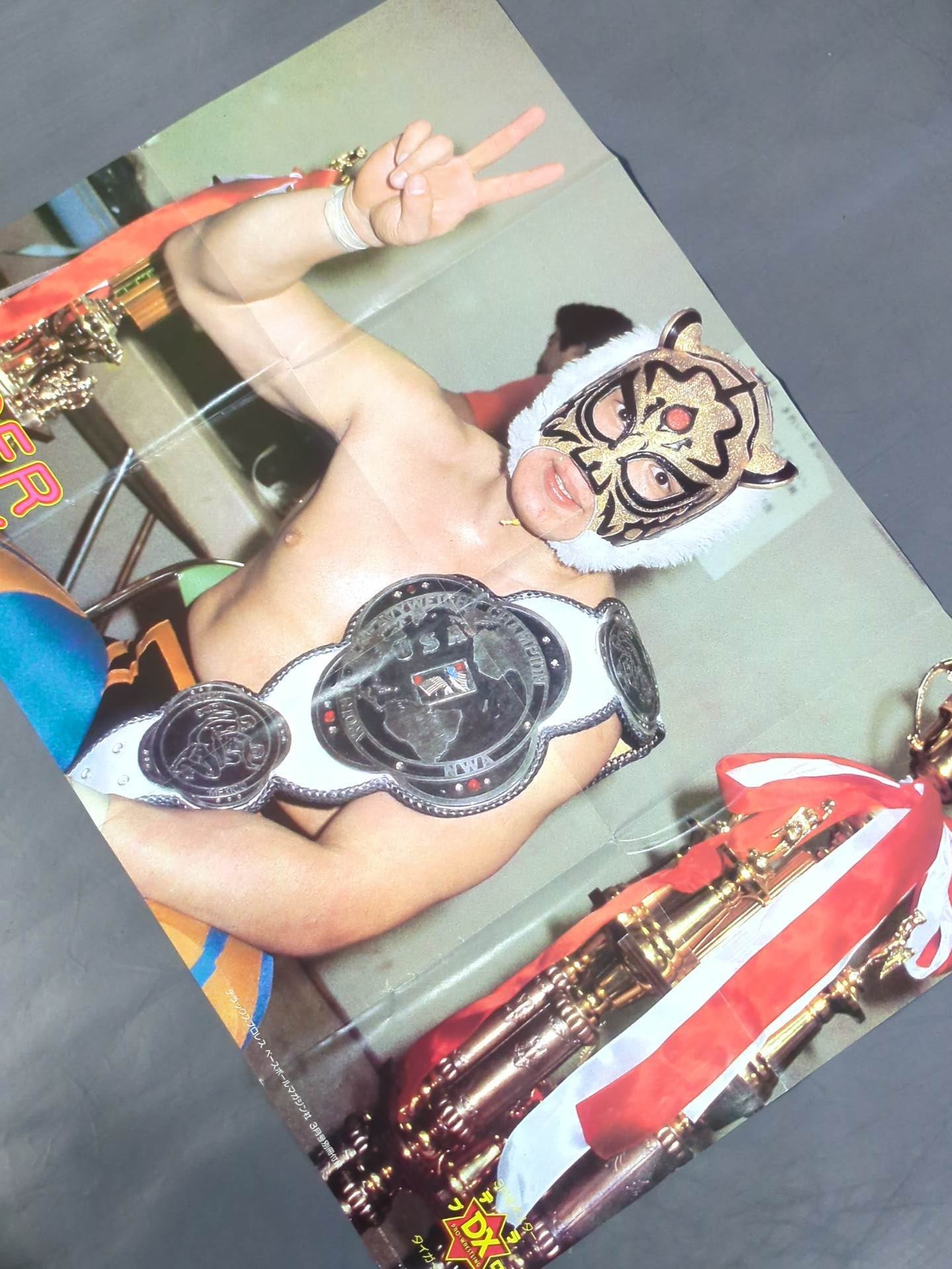 The first Tiger Mask Magazine Appendix Poster