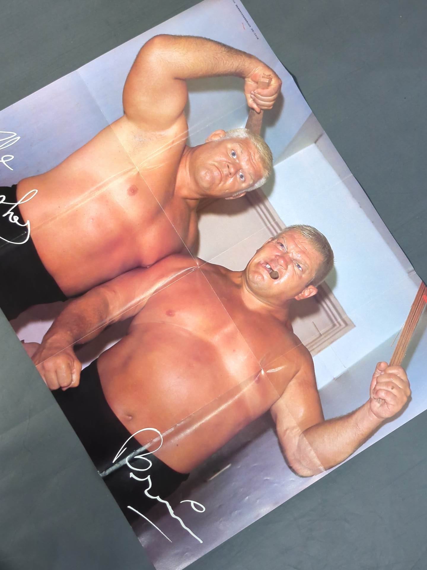 クラッシャー・リソワスキー&ディック・ザ・ブルーザー 雑誌付録ポスター