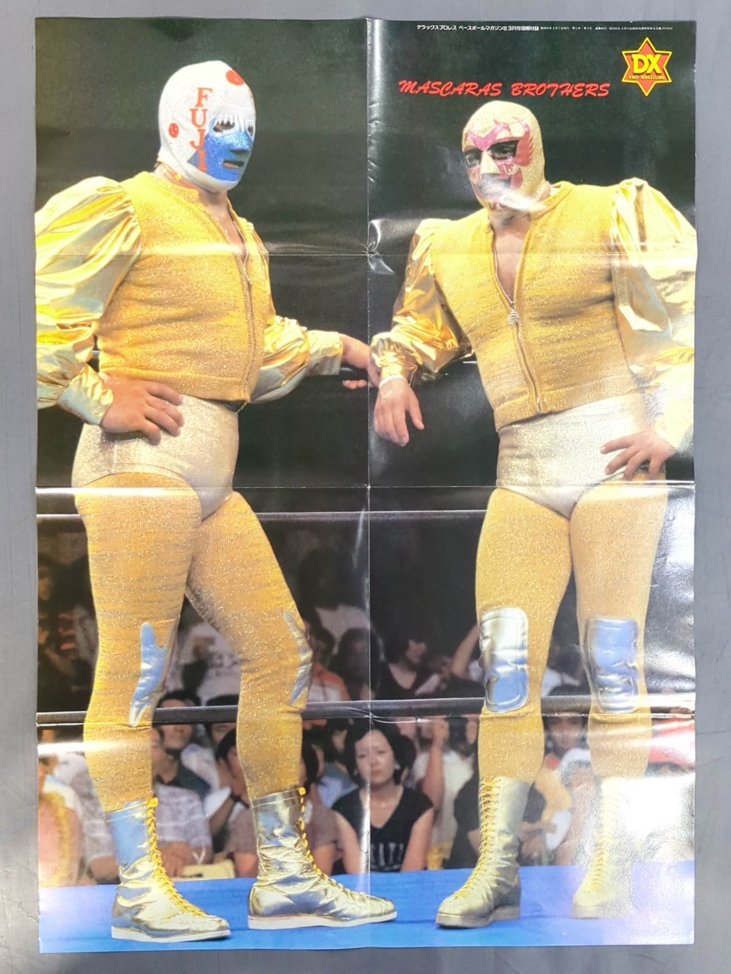 ★ Mascaras Brothers ★ Mil Mascaras & Dos Caras Magazine Appendix Poster
