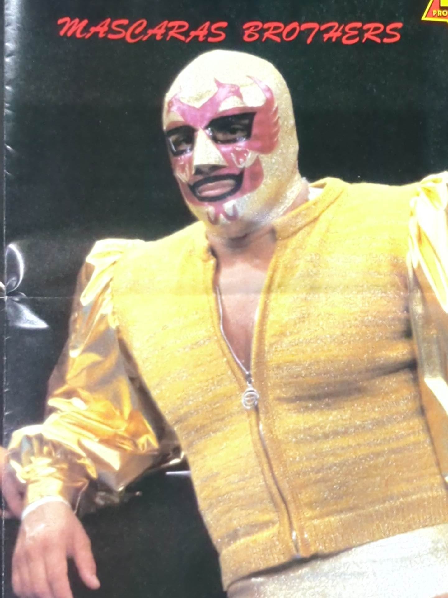 ★ Mascaras Brothers ★ Mil Mascaras & Dos Caras Magazine Appendix Poster
