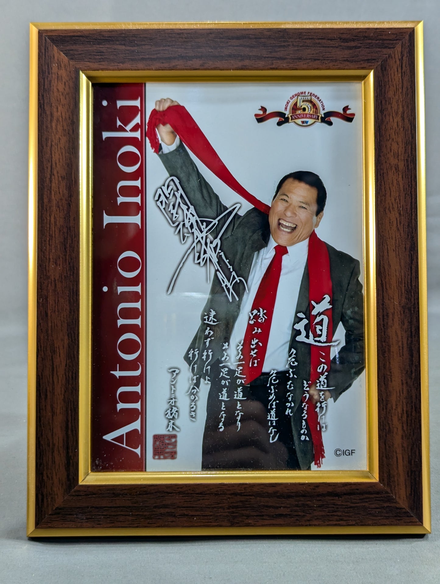 IGF 5th Anniversary Antonio Inoki Memorial Photo Frame(1)