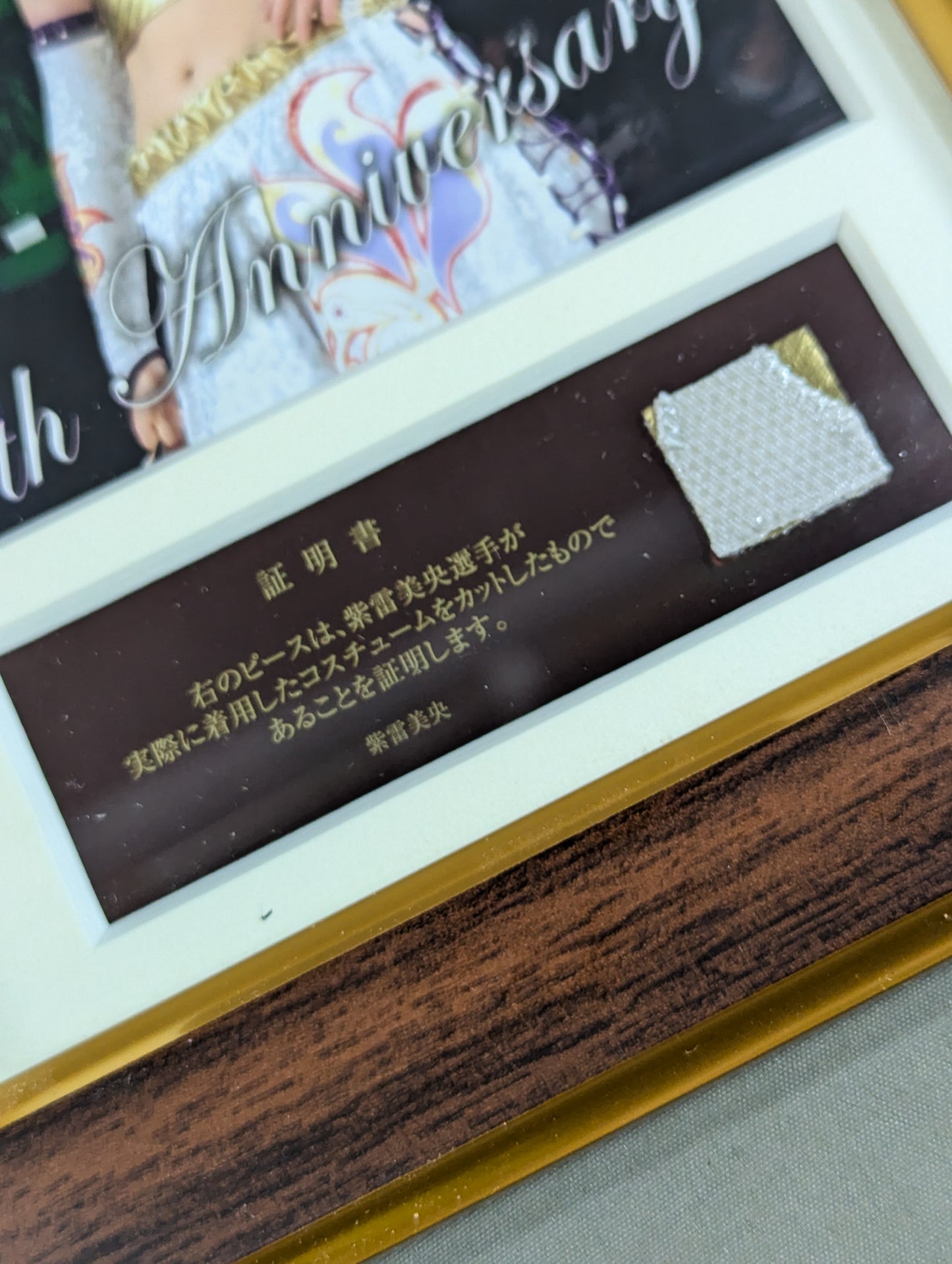 【直筆サイン入り・コスチュームカット封入】紫雷美央 フォトフレーム