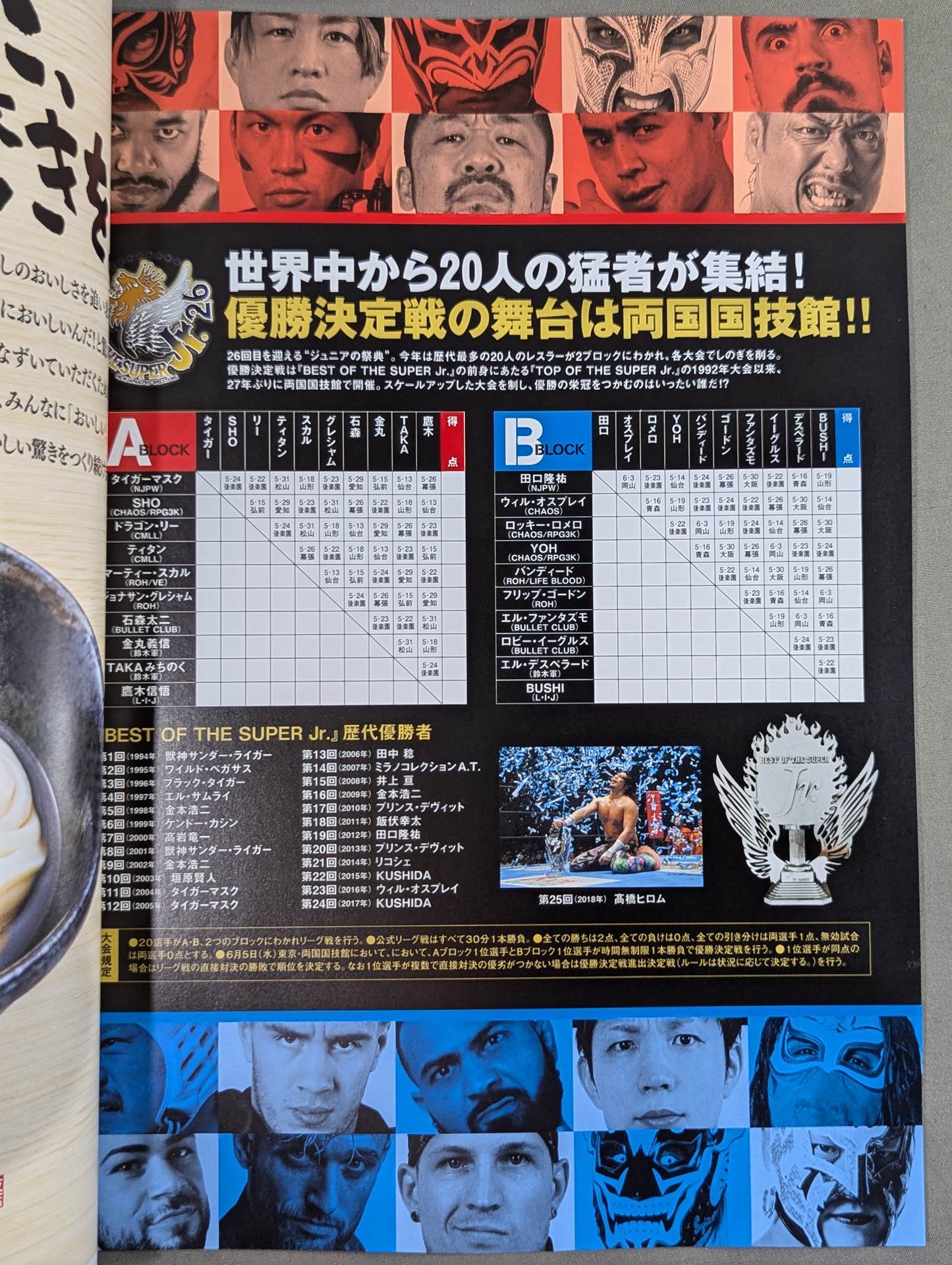 ★BOSJ26 Championship Match ★ NJPW OFFICIAL MAGAZINE 2019 Vol.5