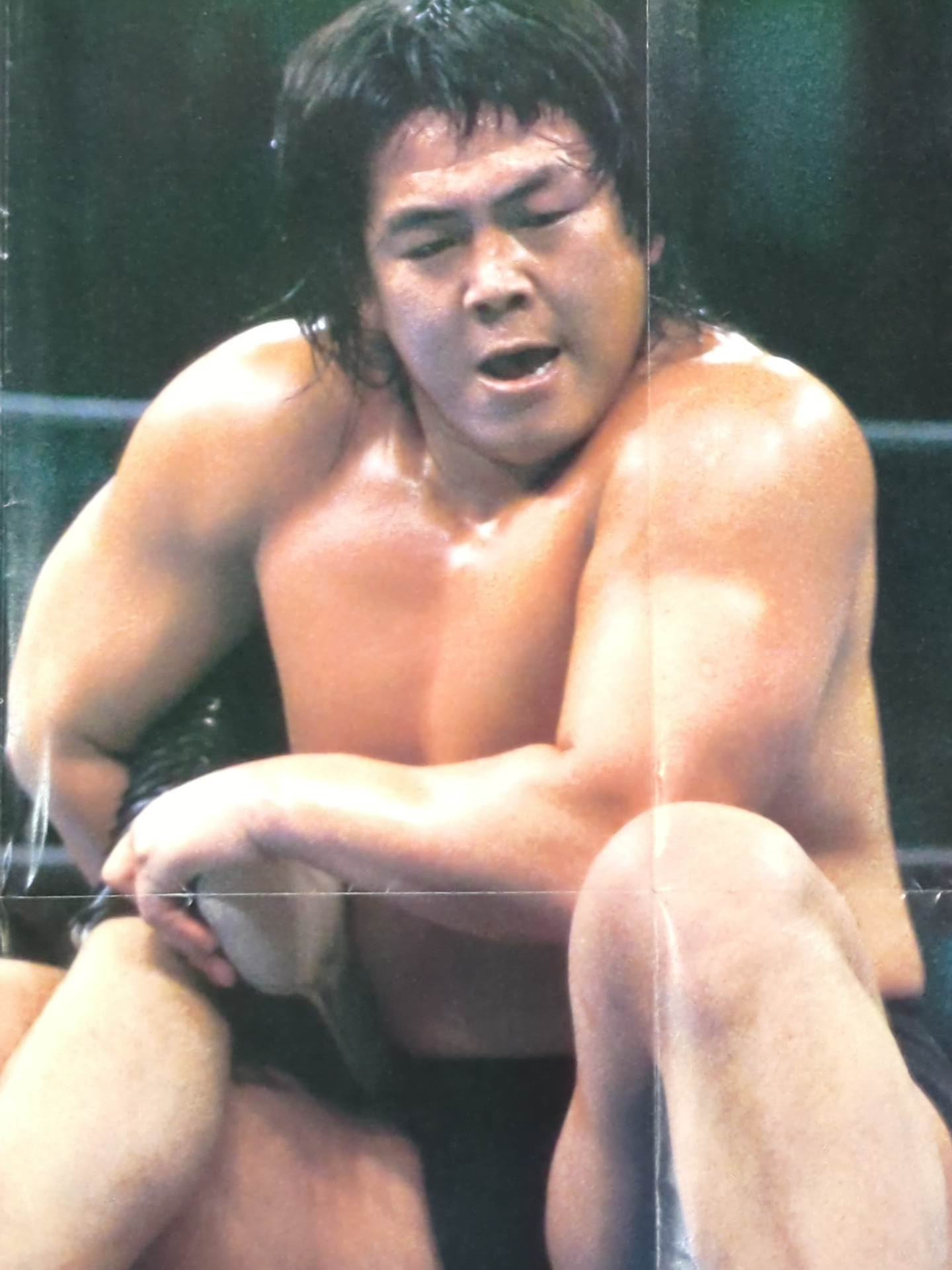 長州力 雑誌付録ポスター