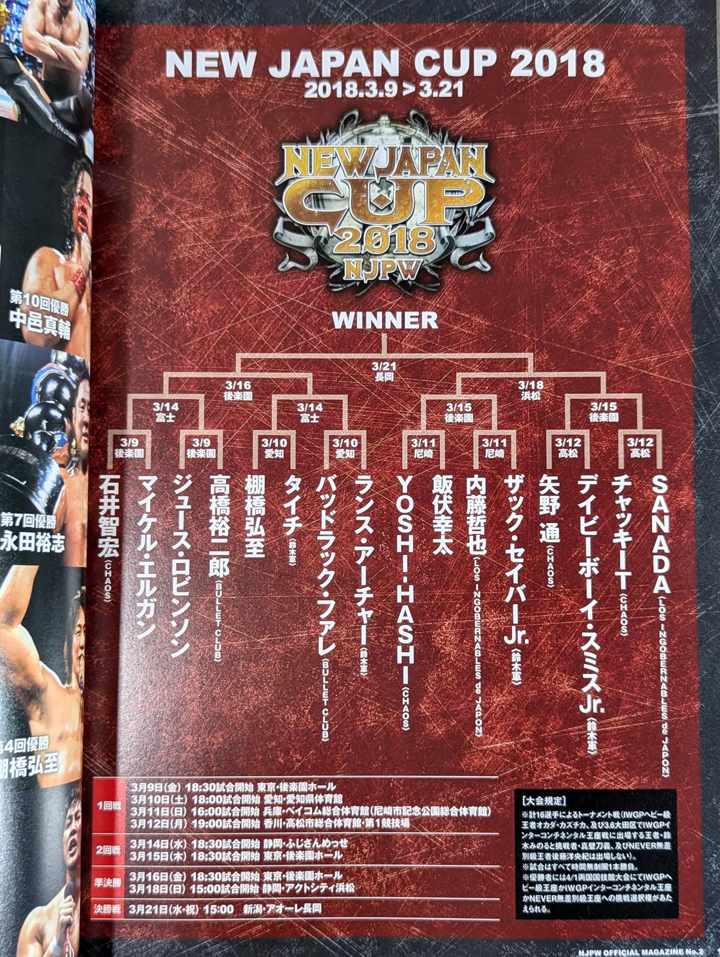 NJPW OFFICIAL MAGAZINE 2018 Vol.2