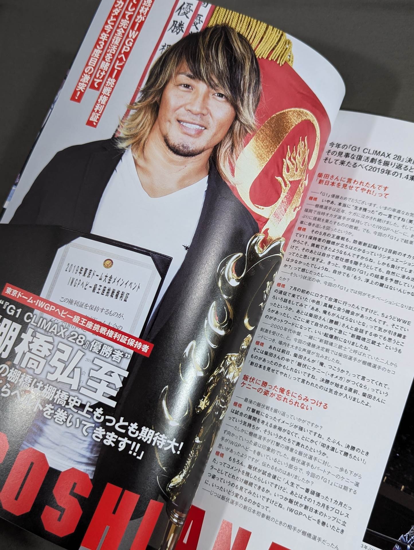 NJPW OFFICIAL MAGAZINE 2018 Vol.5