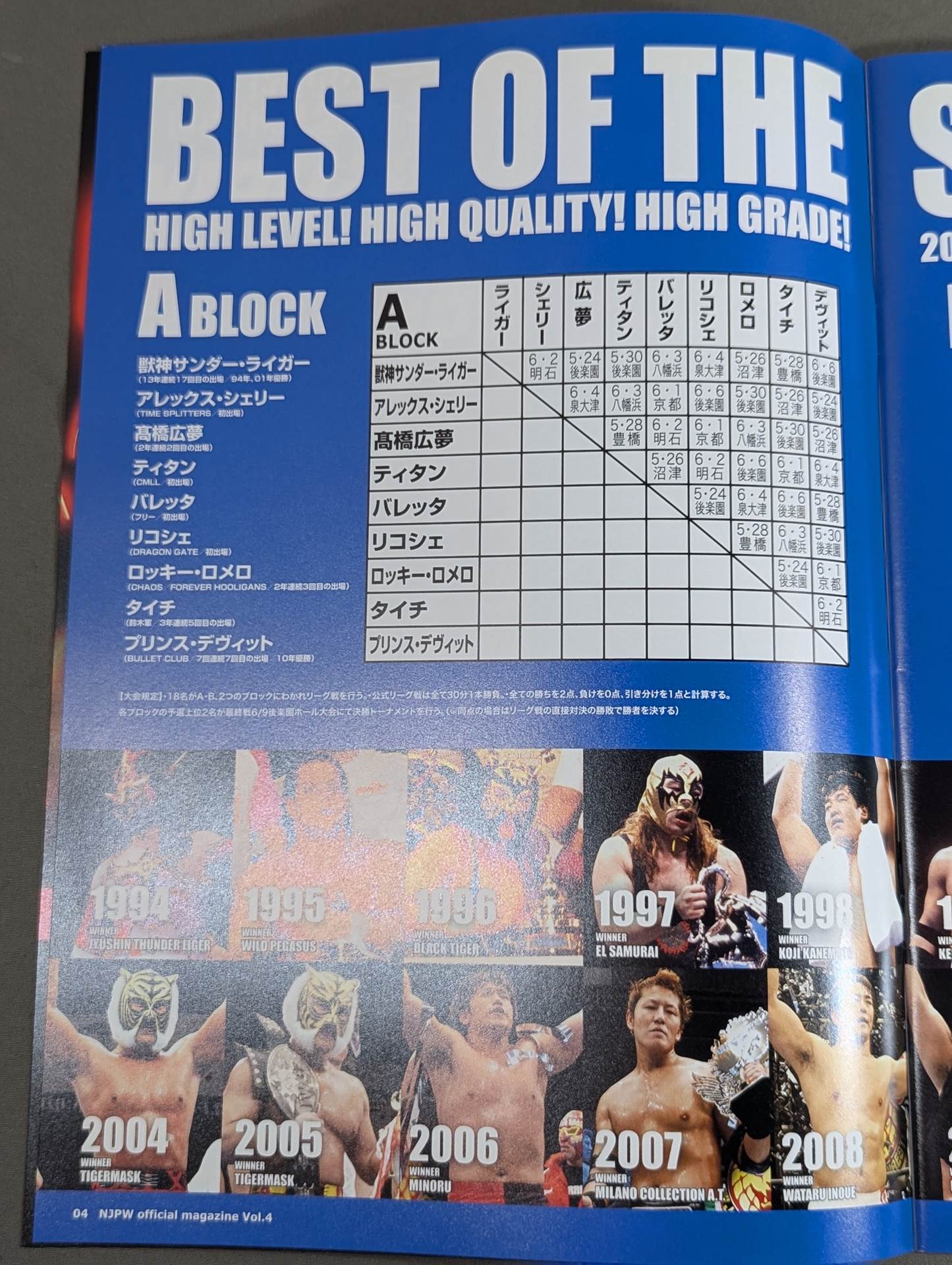 NJPW OFFICIAL MAGAZINE 2013 Vol.4