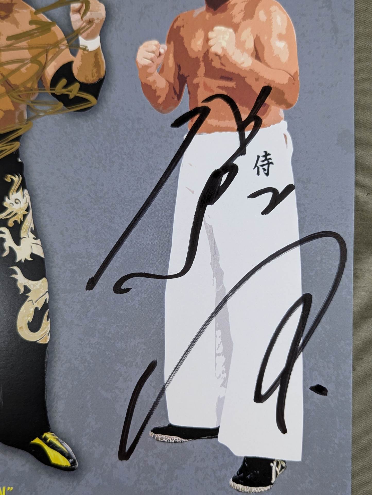 Tenryu Genichiro & Shiro Koshinaka 2 hand signed autographs Pro-Photo