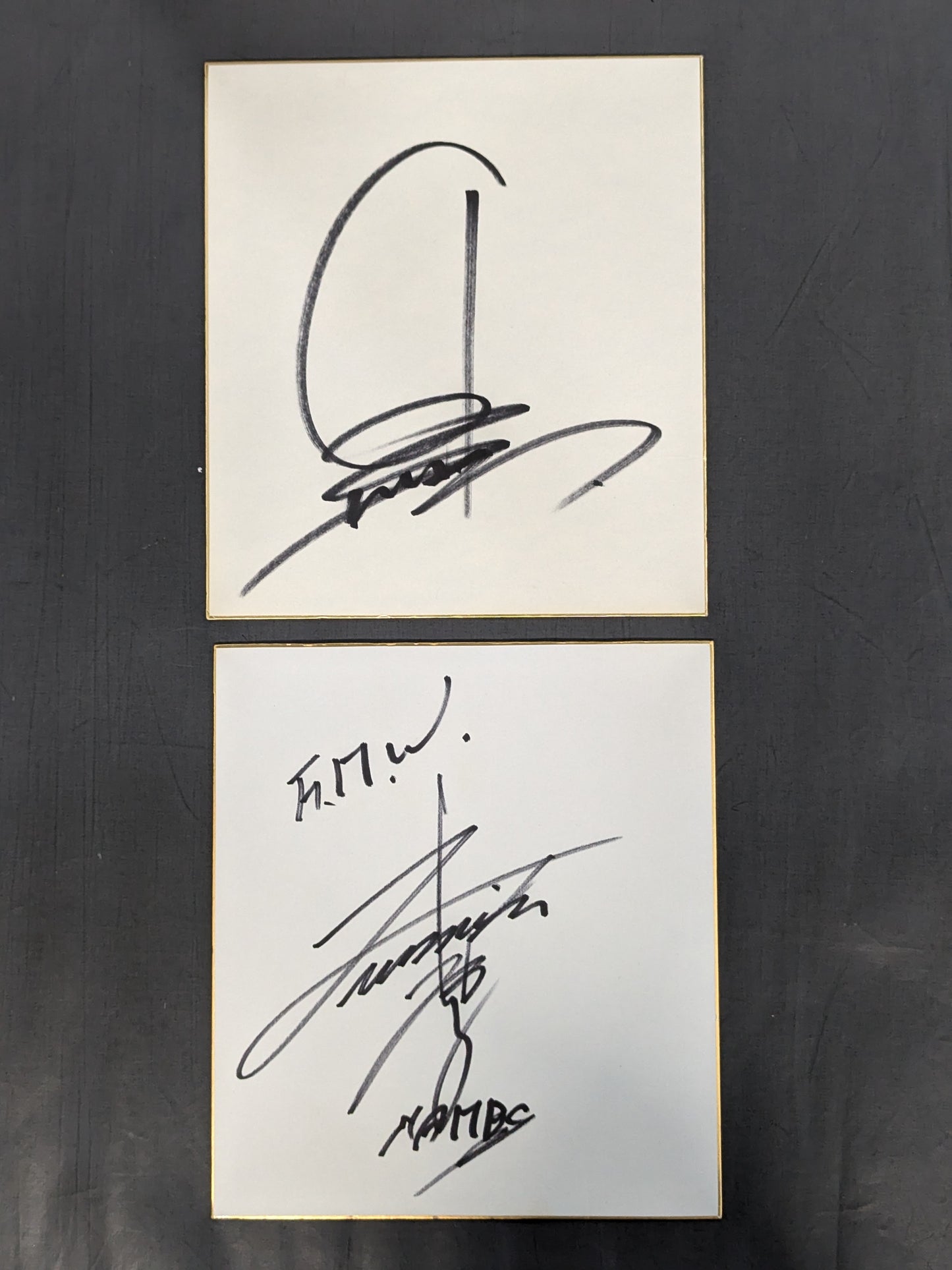 Domestic pro wrestler sign Shikishi ( Autograph board ) set(1)