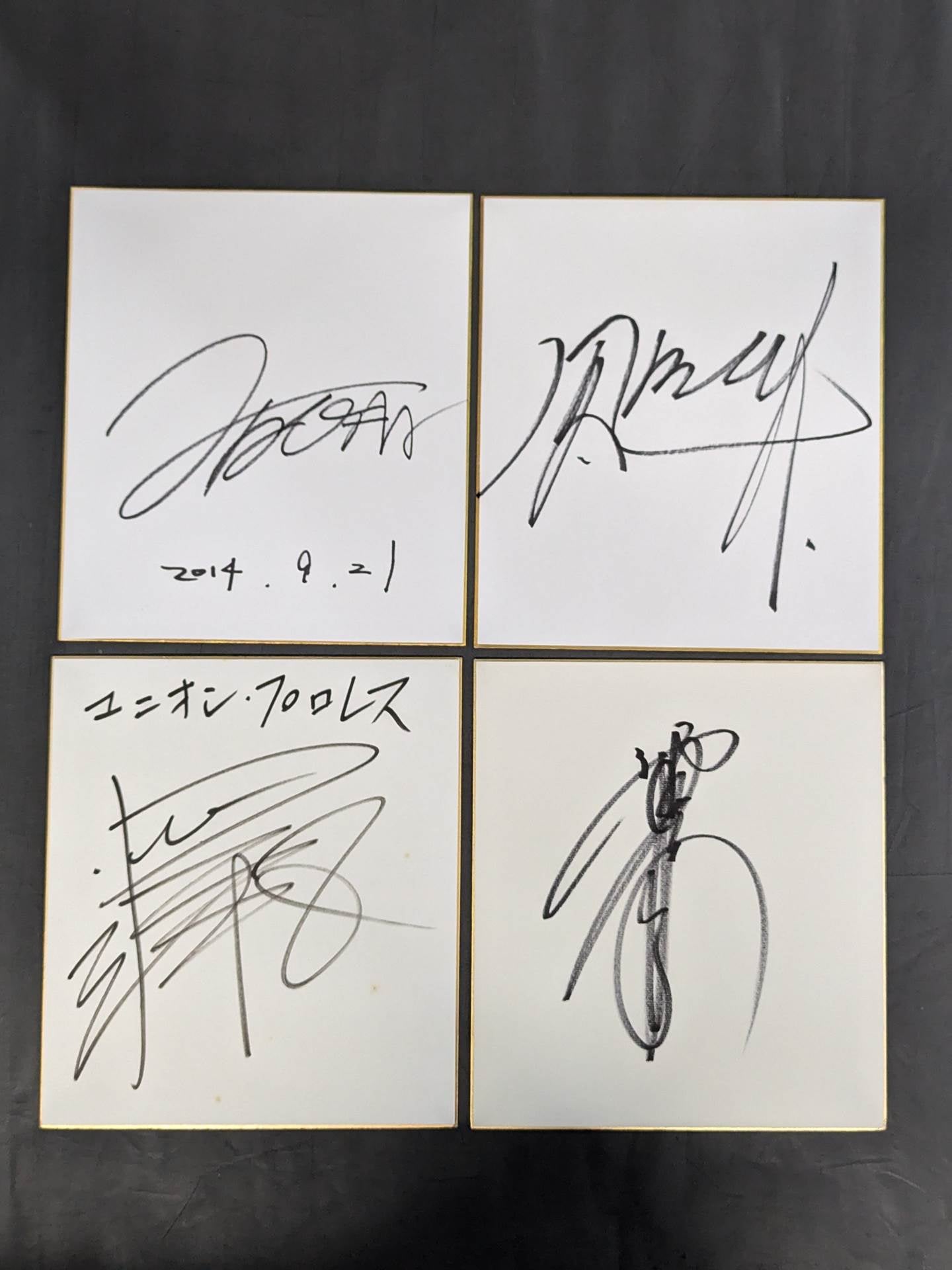 国内プロレスラー サイン色紙セット③