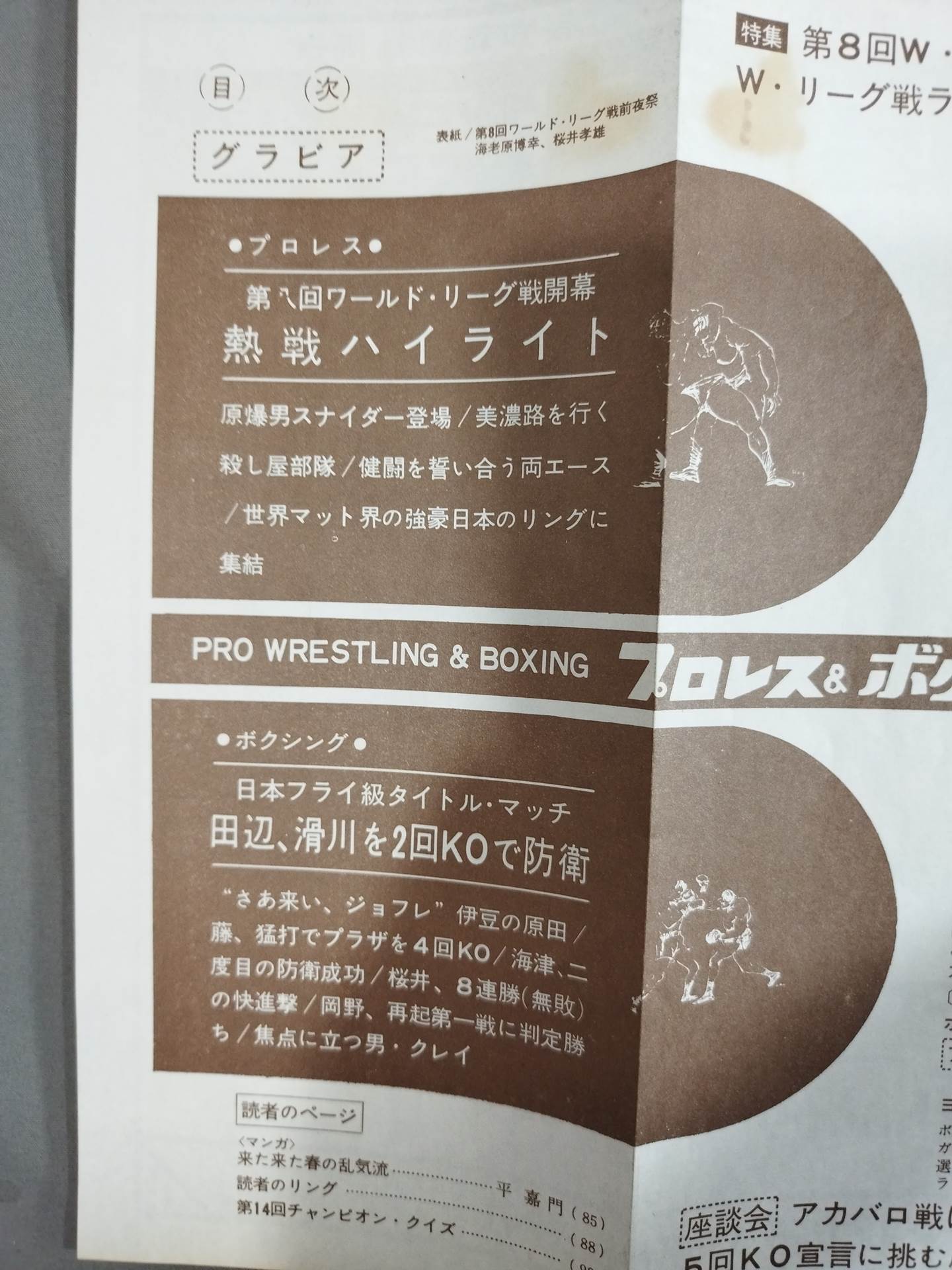 プロレス&ボクシング 1966年5月号