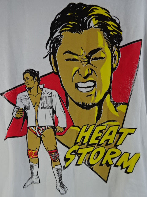 上村優也 HEAT STORM イラスト Tシャツ②(ホワイト)
