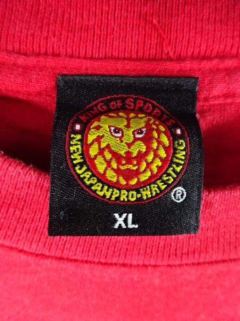 中邑真輔 YeaOh!×3 Tシャツ①(レッド)