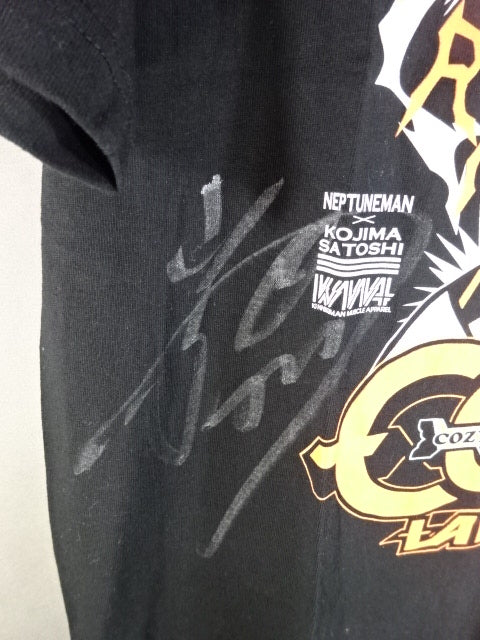 【hand signed autograph】 Satoshi Kojima × Neptune Man Collaboration T-shirt