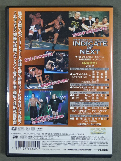 INDICATE of NEXT 2001 Vol.2