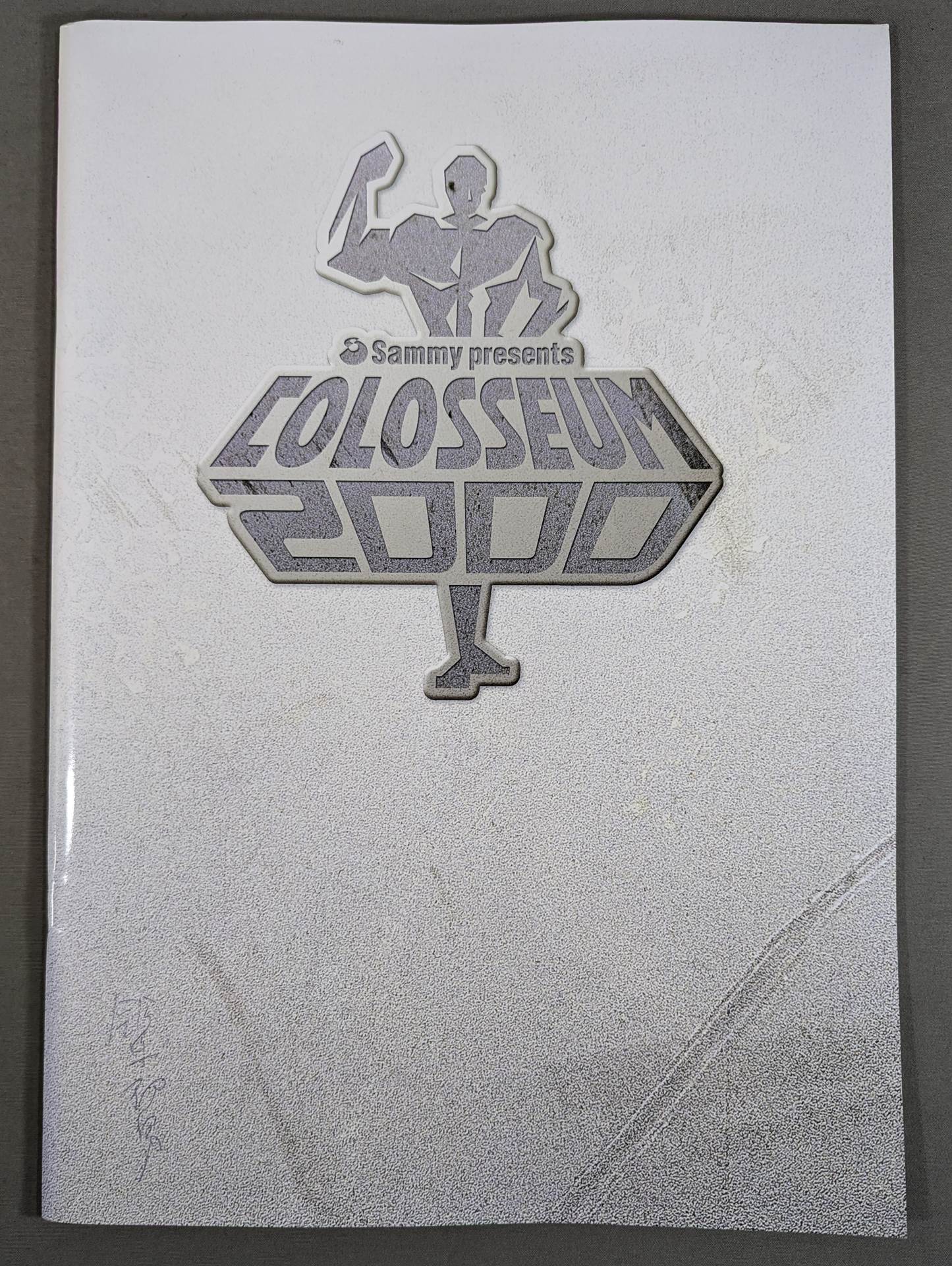 【Rickson Gracie hand signed autograph COLOSSEUM 2000