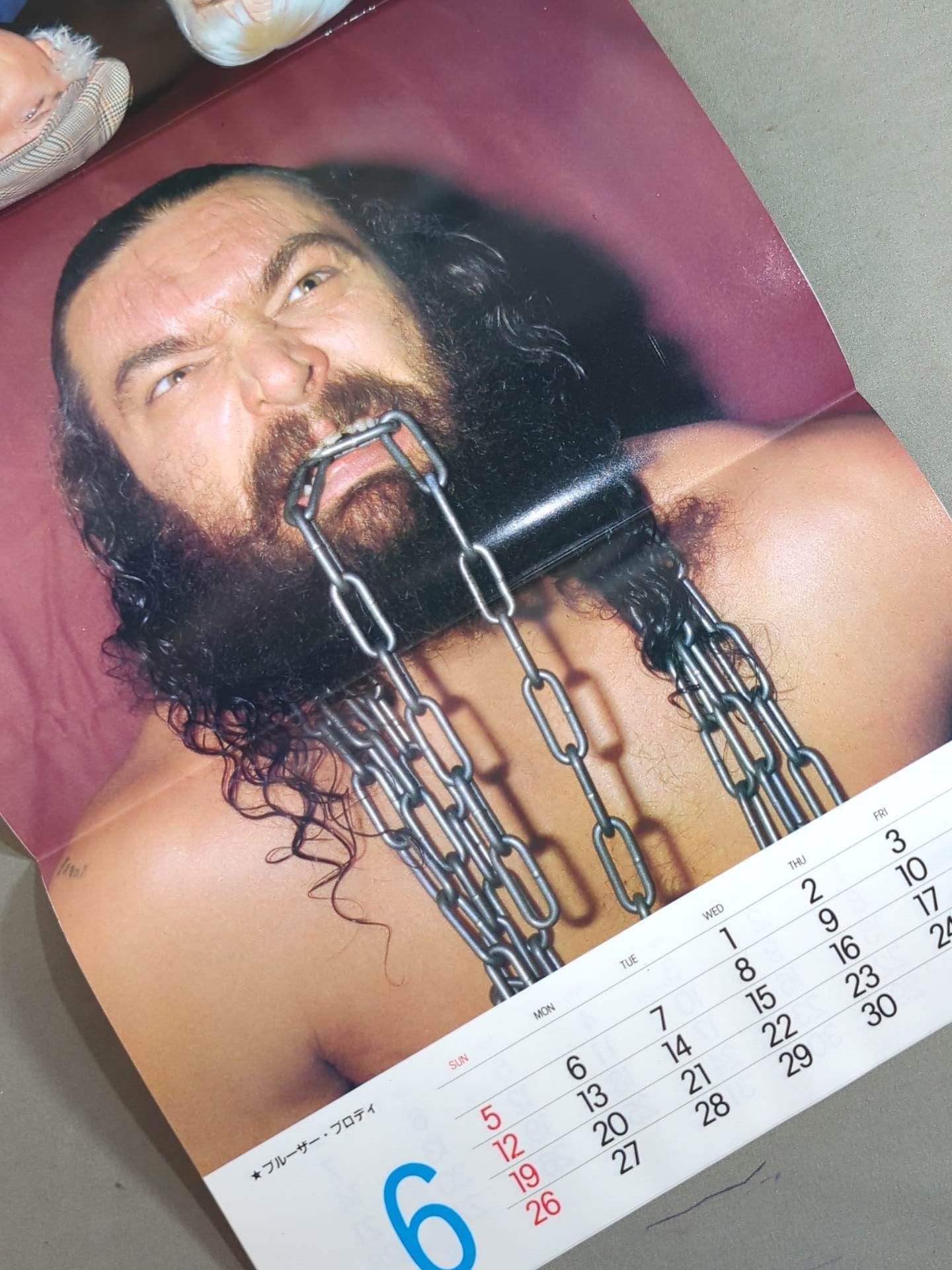 1983 GONG Wrestling CALENDAR
