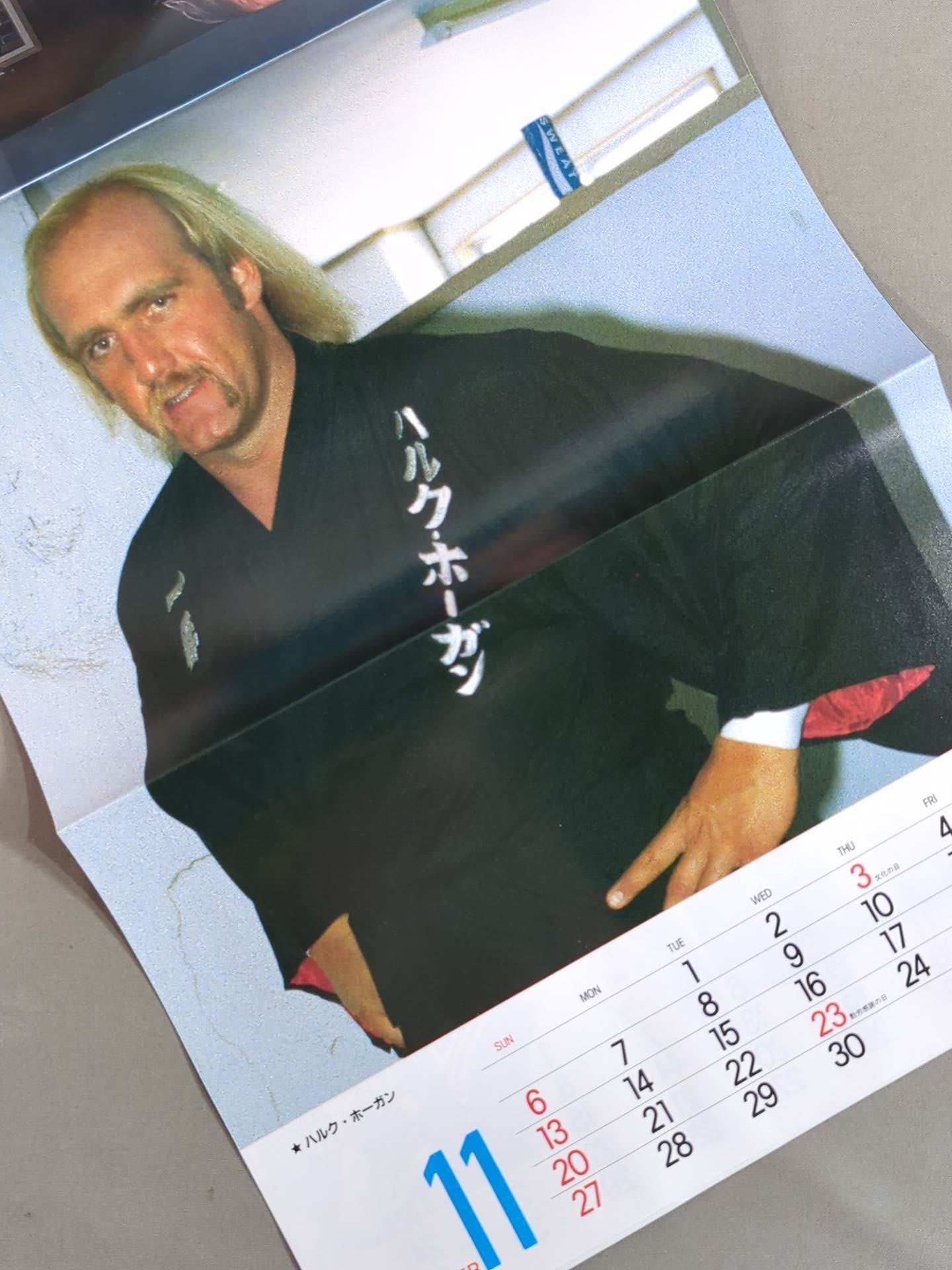 1983 GONG Wrestling CALENDAR