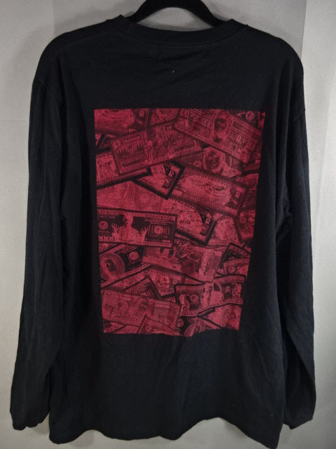 Kazuchika Okada ×ANREALAGE Long Sleeve T-Shirt (1) (Black)