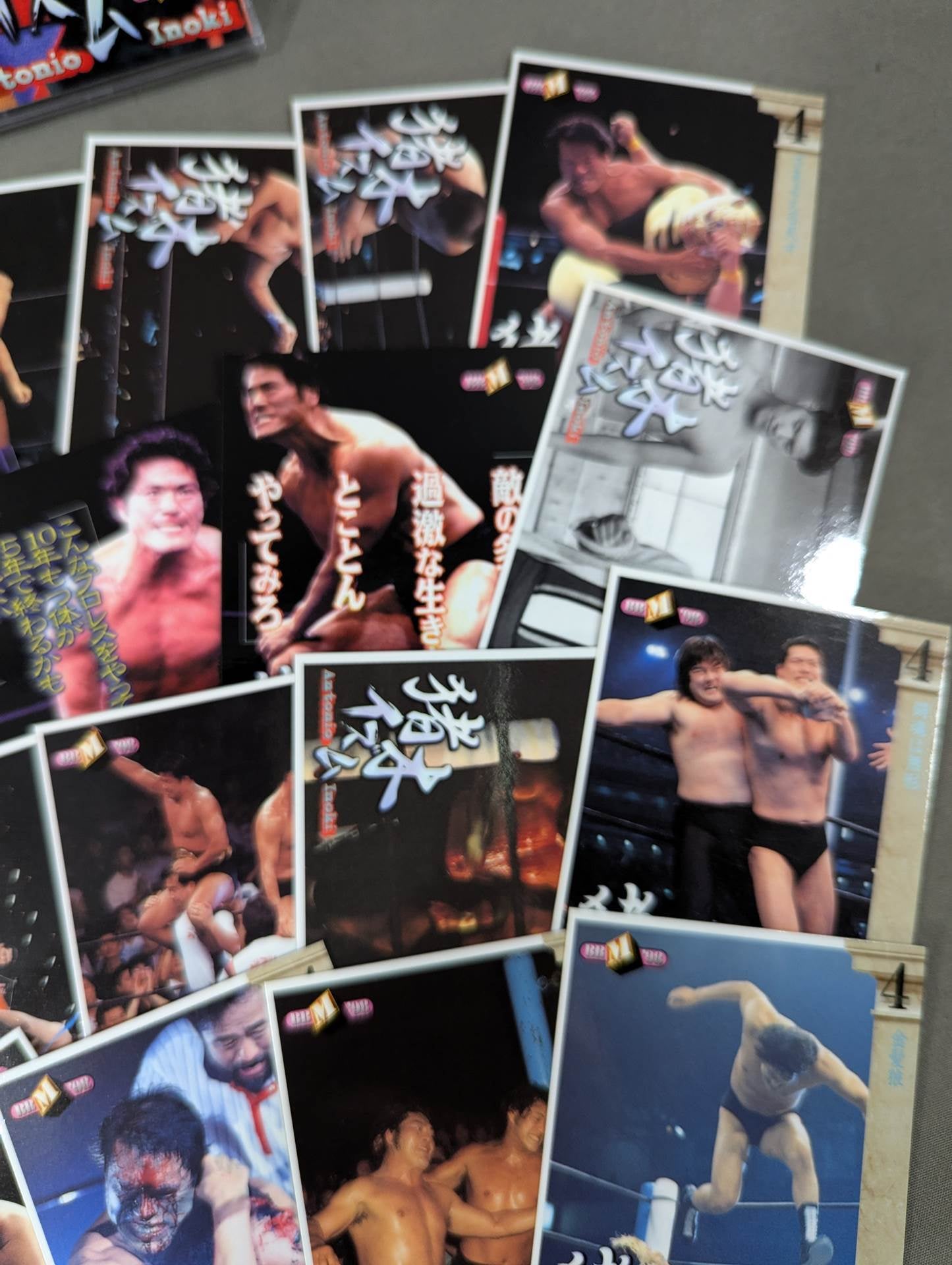1998 BBM Antonio Inoki Retirement Commemorative Card Set