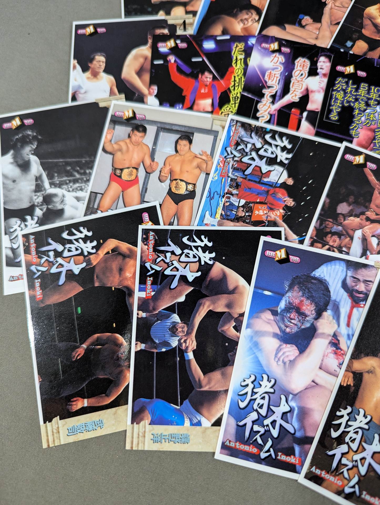 1998 BBM Antonio Inoki Retirement Commemorative Card Set