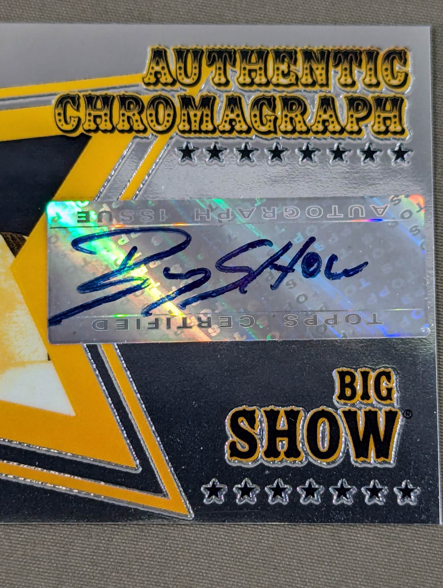 2006 TOPPS ビッグ・ショー 公式 サインカード