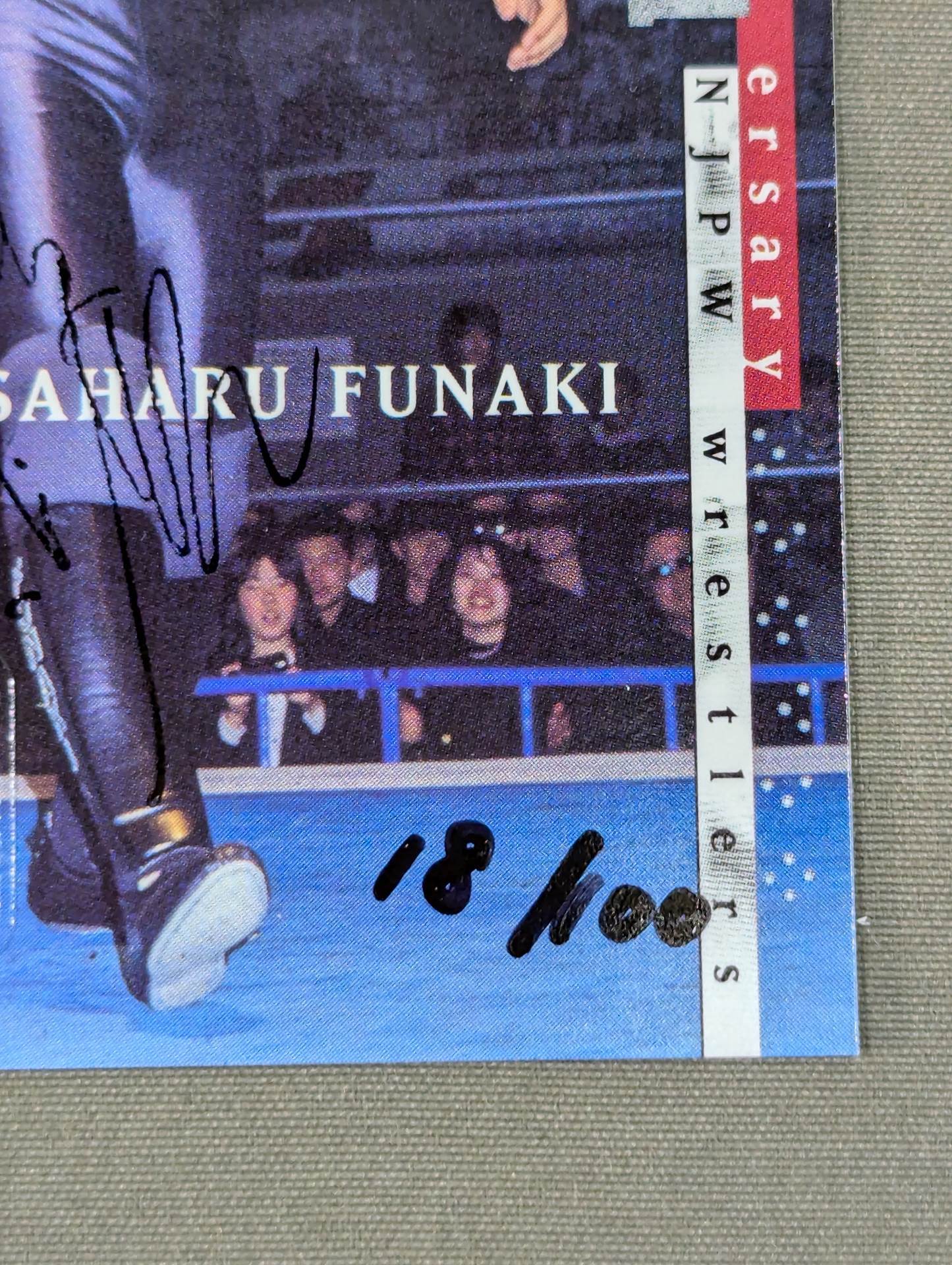 2002 BBM Yuji Funaki (Masakatsu Funaki ) Official autographed card