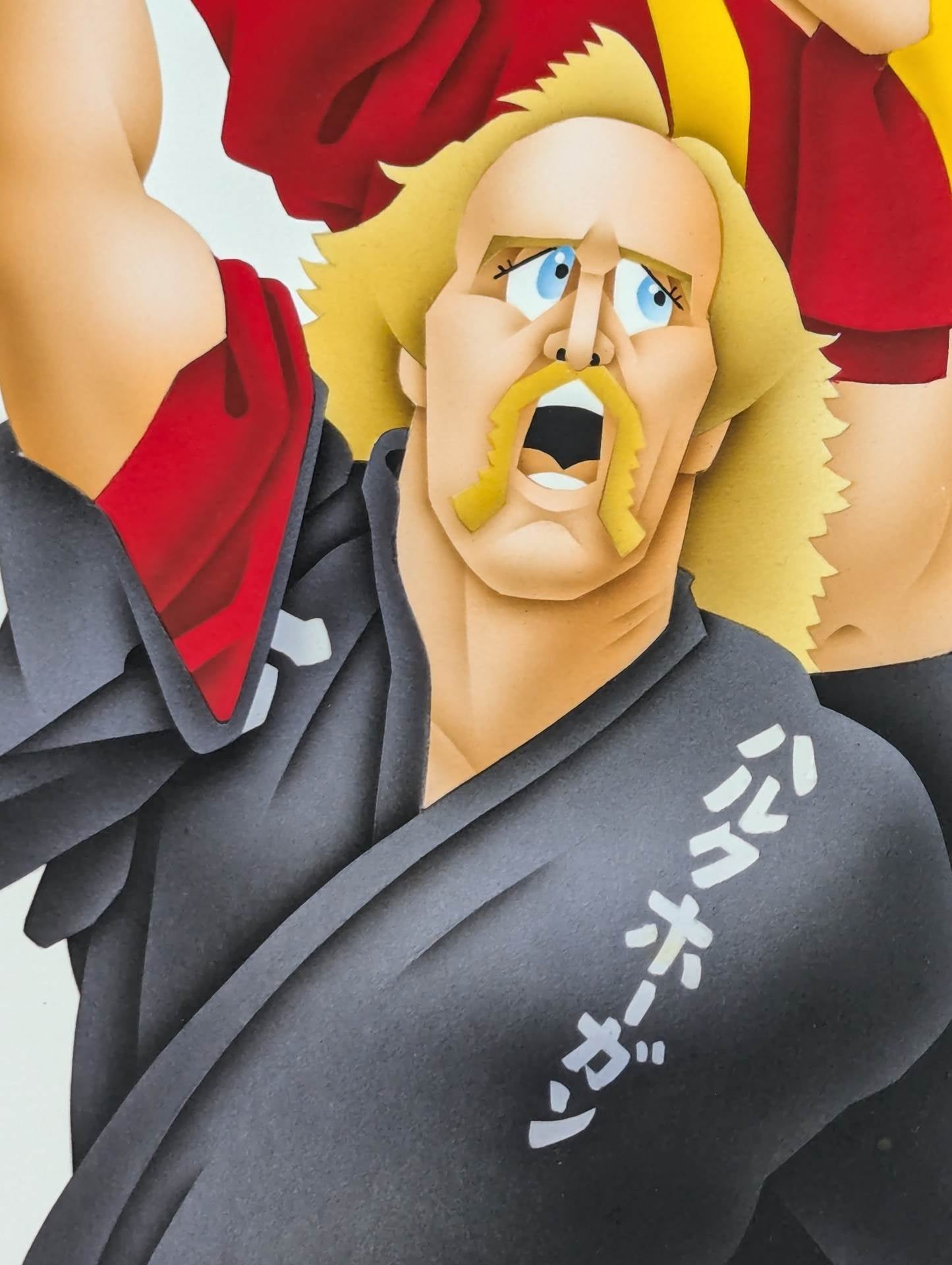 ★ Nagatoshi Sakai Original artwork ★ "IWGP" Antonio Inoki & Hulk Hogan
