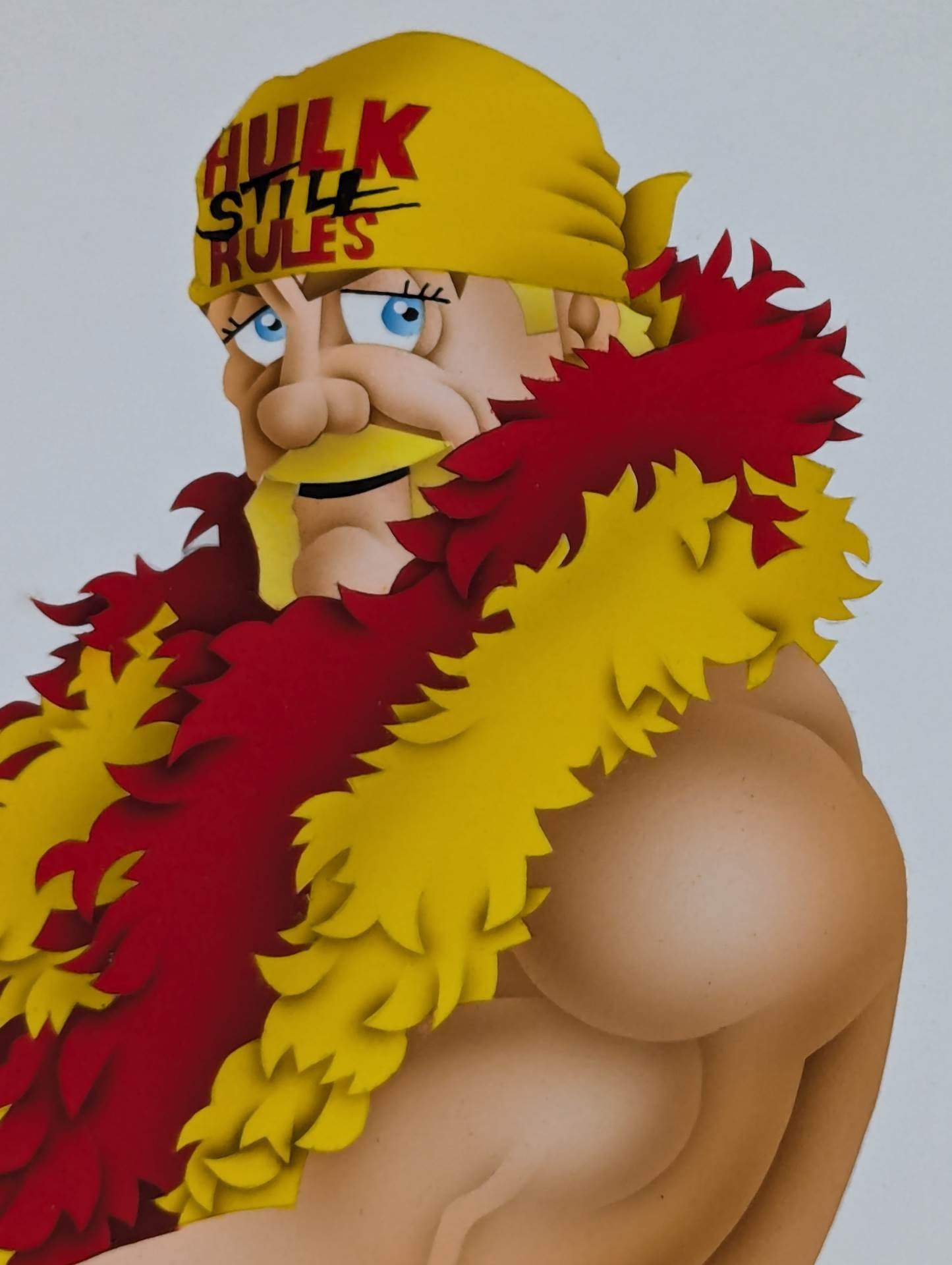 ★ Nagatoshi Sakai 's original painting "★ Superman" Hulk Hogan