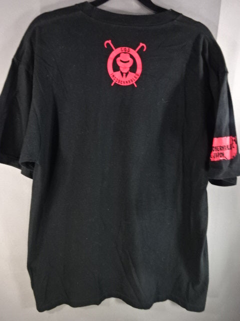 L・I・J Tシャツ⑬(ブラック×レッド)