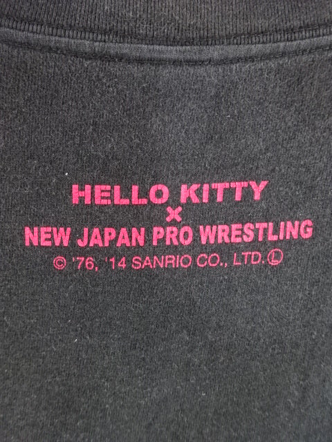 Hello Kitty ×New Japan Pro Wrestling Collaboration HELLO KITTY meets Lion-mark T-Shirt