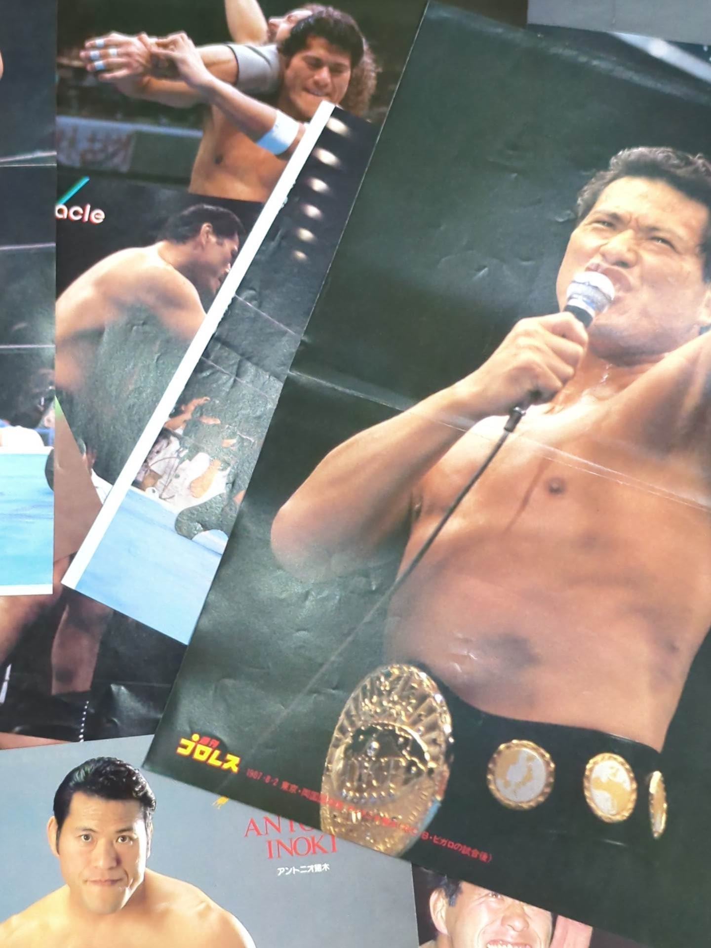 Antonio Inoki Magazine Appendix Pin-Up Set